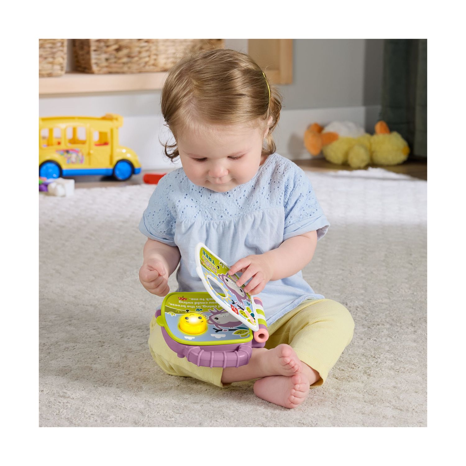 Fisher-price - il libro delle canzoncine della scimmietta viola, con luci e suoni per l'apprendimento, versione in italiano - FISHER PRICE