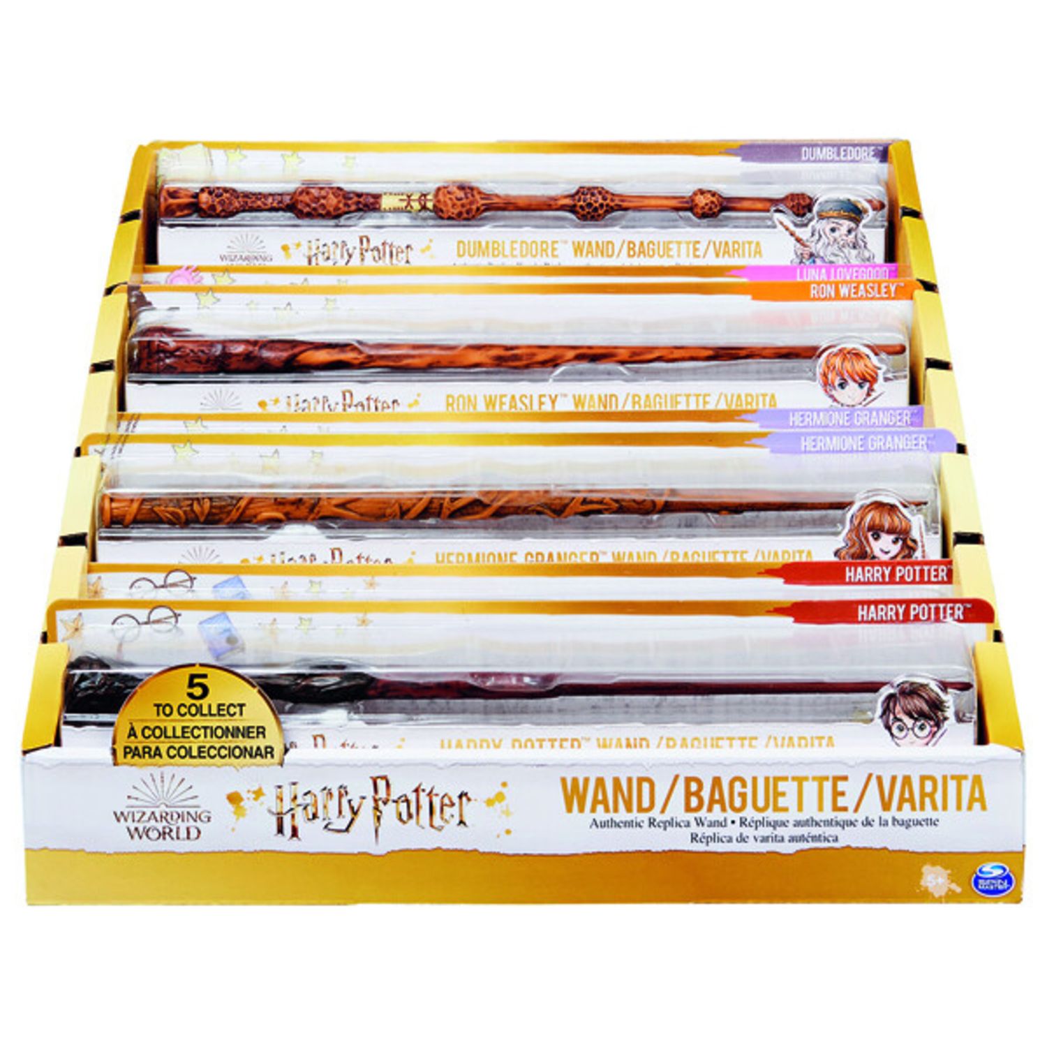 Wizarding world | bacchetta magica singola assortita dal mondo di harry potter 30.5 cm | collezione harry potter | per bambini e fan dai 6 anni in su - Harry Potter