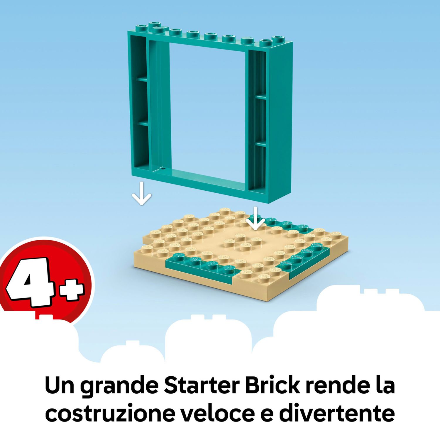 Lego 11201 - bluey parco giochi con scivolo e 2 minifigure, 4+ anni - BLUEY, Lego