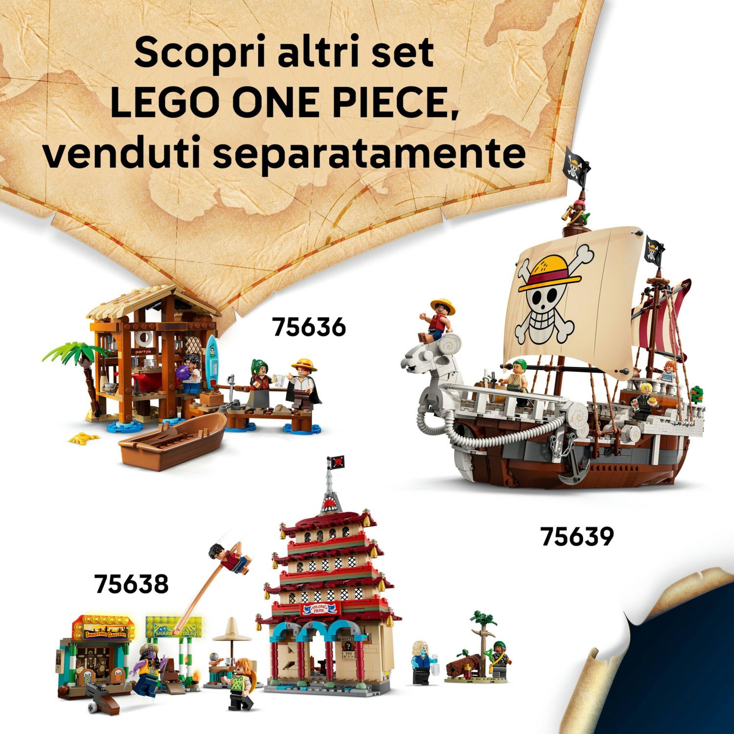 Lego one piece 75637 la tenda del circo di bagy il clown - ONE PIECE, Lego