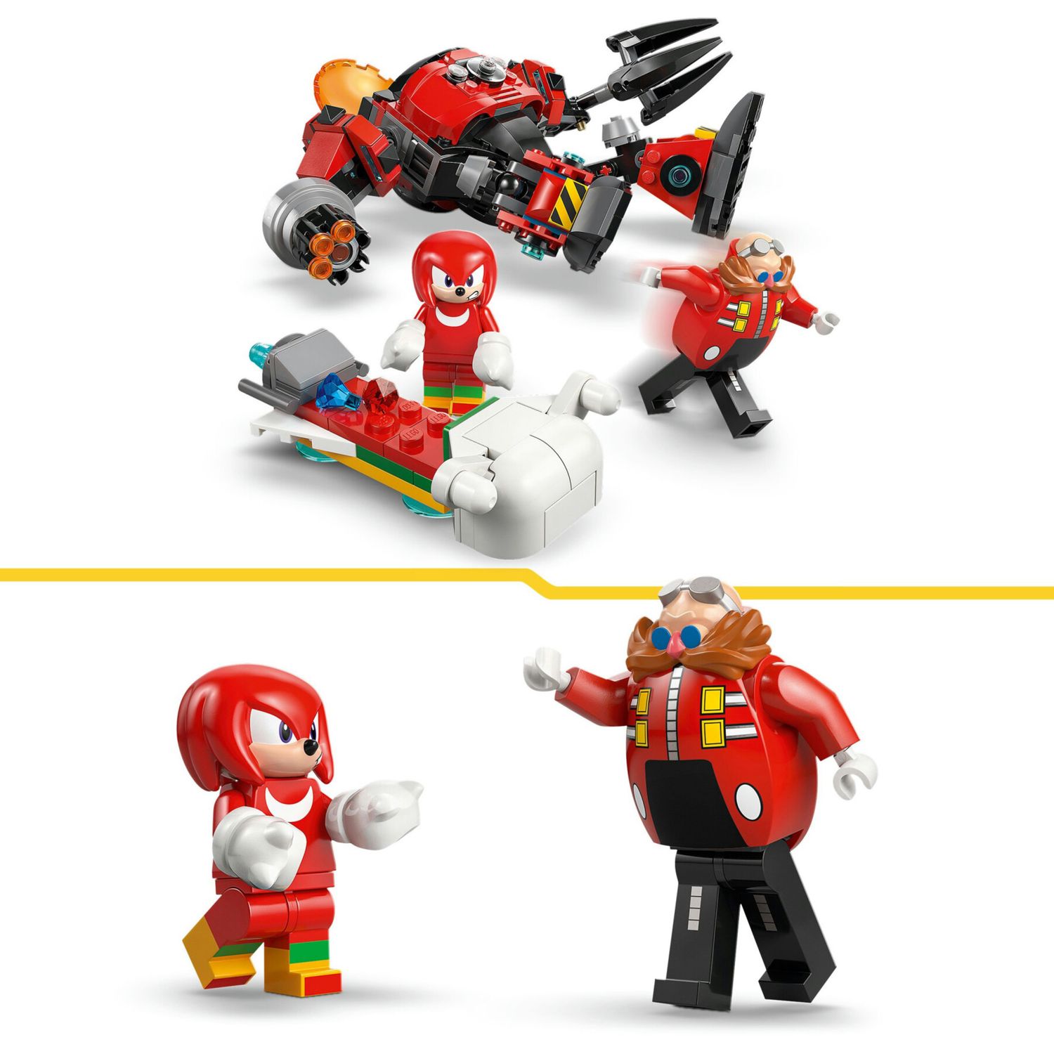 Lego sonic 77005 - knuckles vs mech egg crusher con 2 minifigure 8+ - Sonic, Lego
