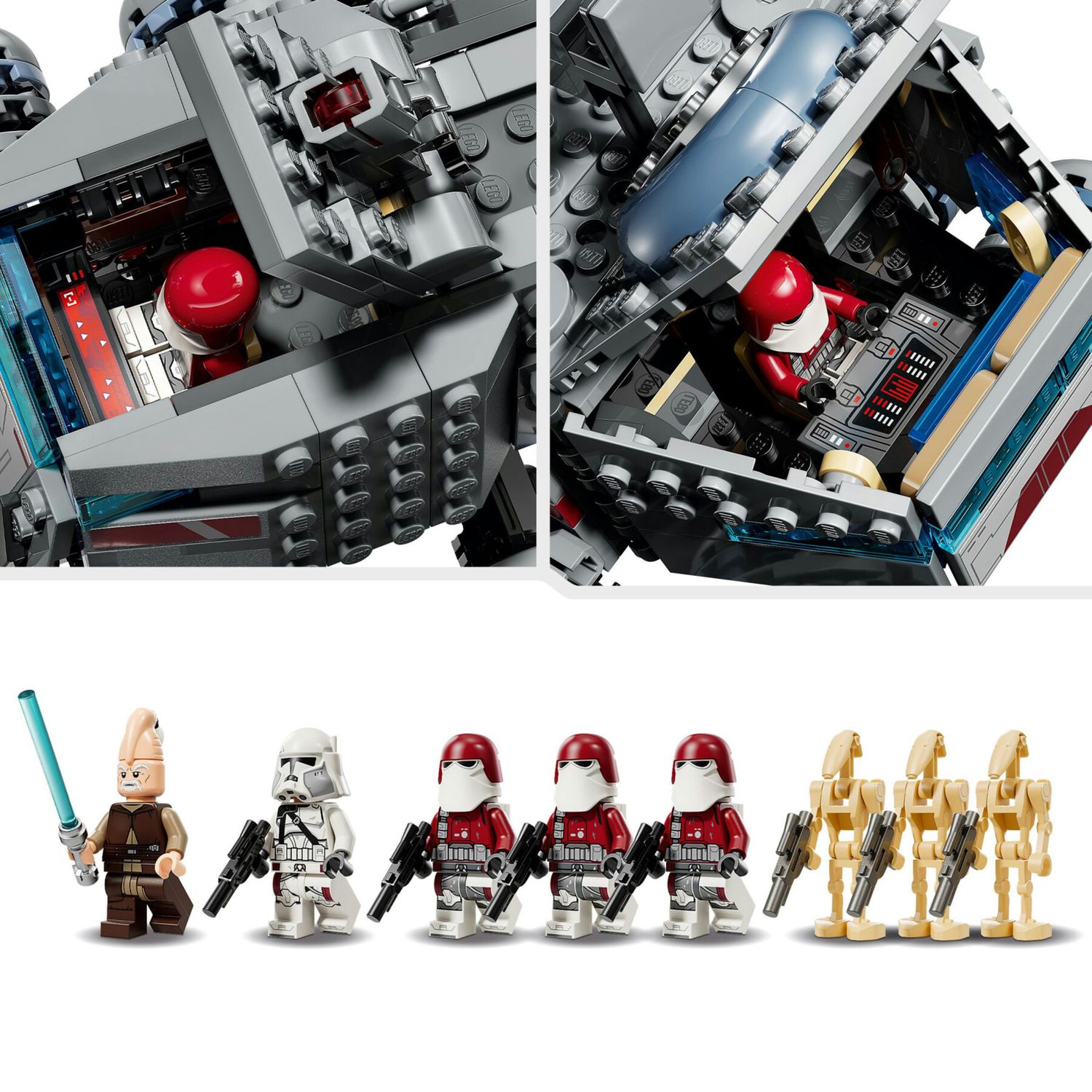 Legostar wars 75413 - juggernaut con 8 personaggi, 9+ anni - LEGO STAR WARS, LEGO® Star Wars™