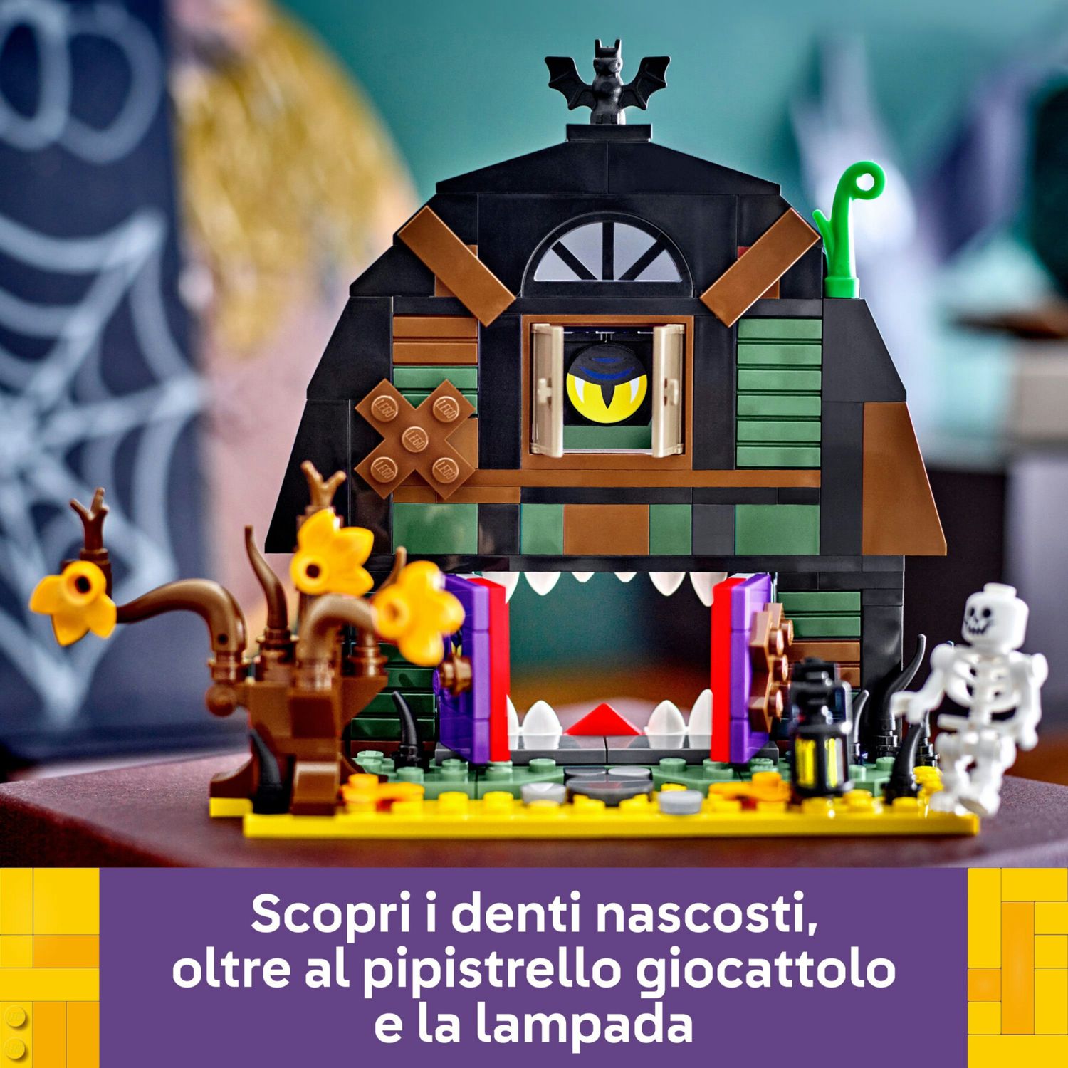 Lego 40721 - granaio di halloween con minifigure e accessori, 8+ anni - LEGO ICONS