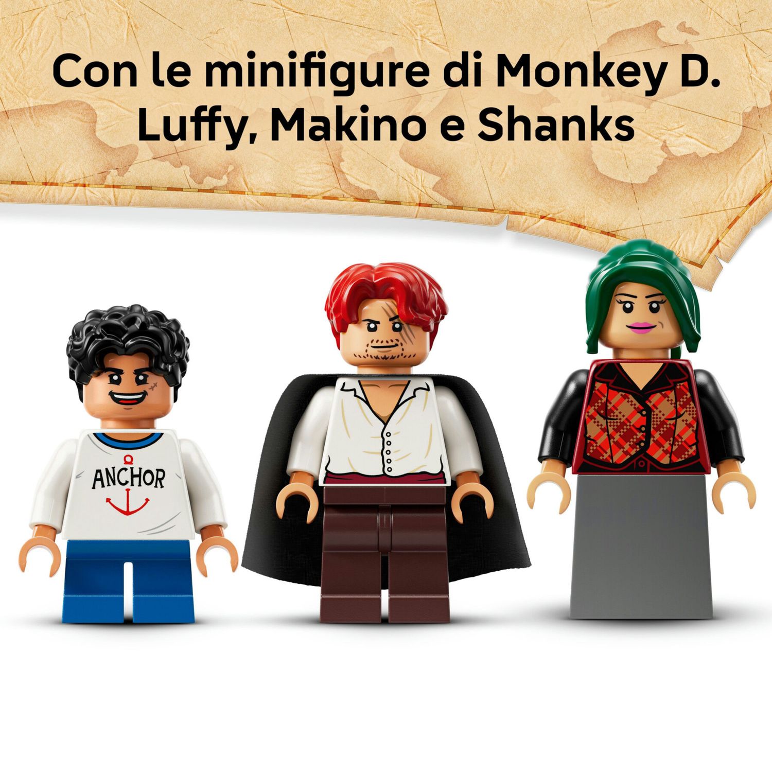 Lego one piece 75636 la capanna del villaggio foosha con barca giocattolo - ONE PIECE, Lego