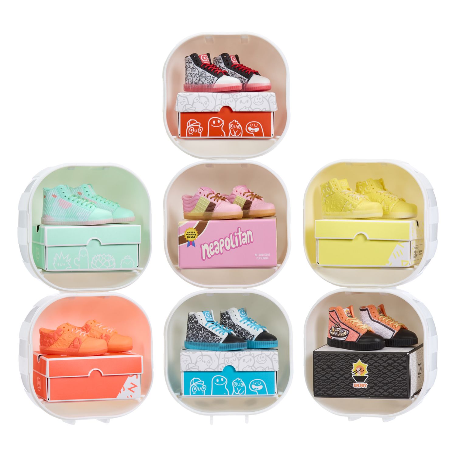 Mga’s miniverse make it mini sneakers - mini oggetti da collezione in confezione sorpresa, fai da te, articoli replica di sneaker - età 8+ - MINIVERSE MGA