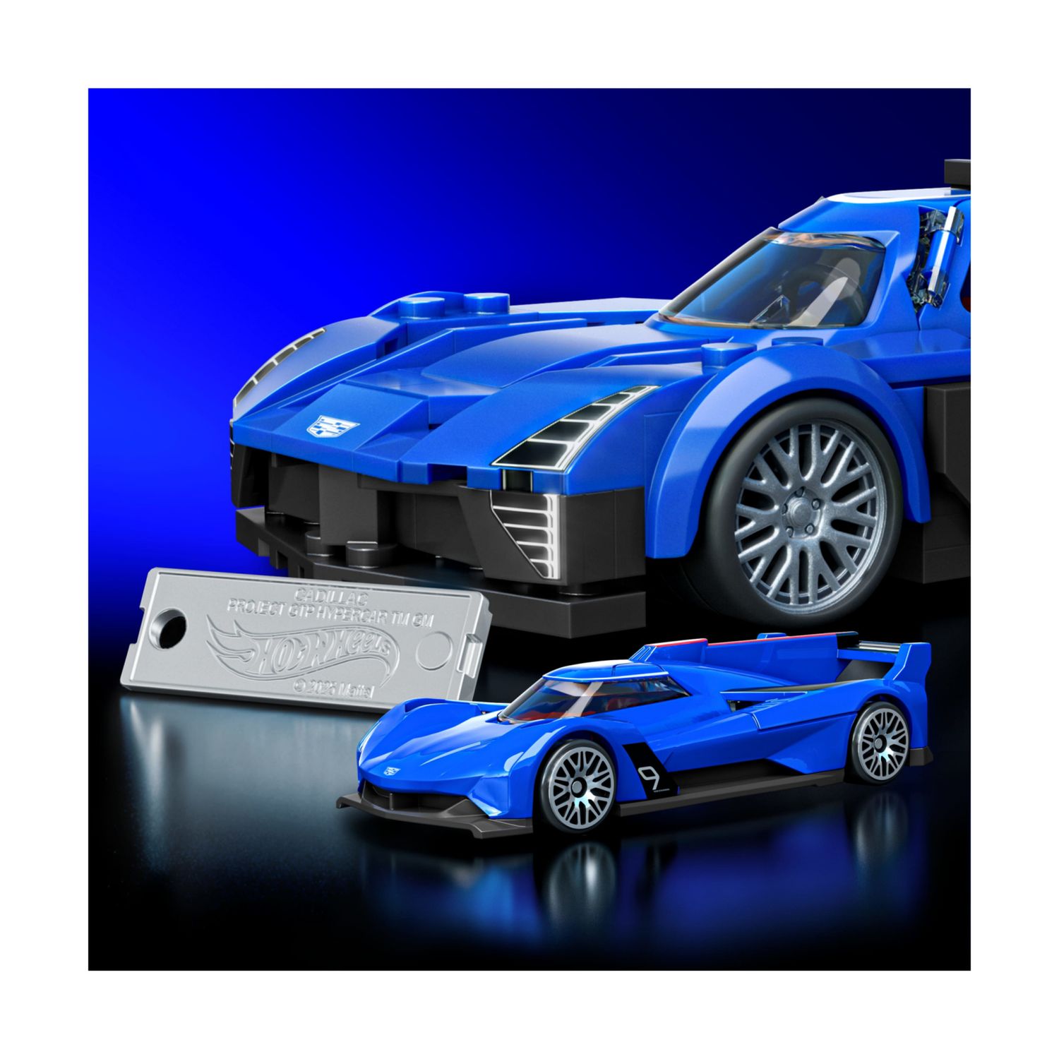 ​​mattel brick shop hot wheels - cadillac project gtp hypercar serie speed, set da costruire con 236 pezzi, dettagli realistici e adesivi - BRICK SHOP, Hot Wheels