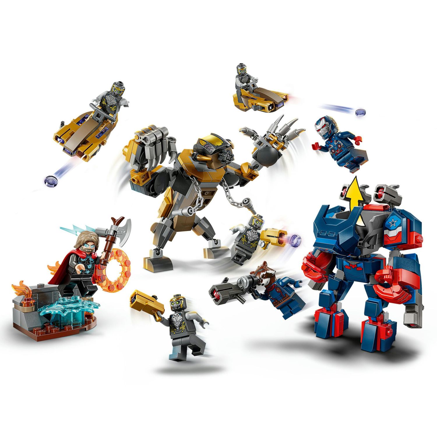 Lego marvel 76322 - thor vs chitauri con mech e 7 minifigure 8+ - LEGO SUPER HEROES, Lego