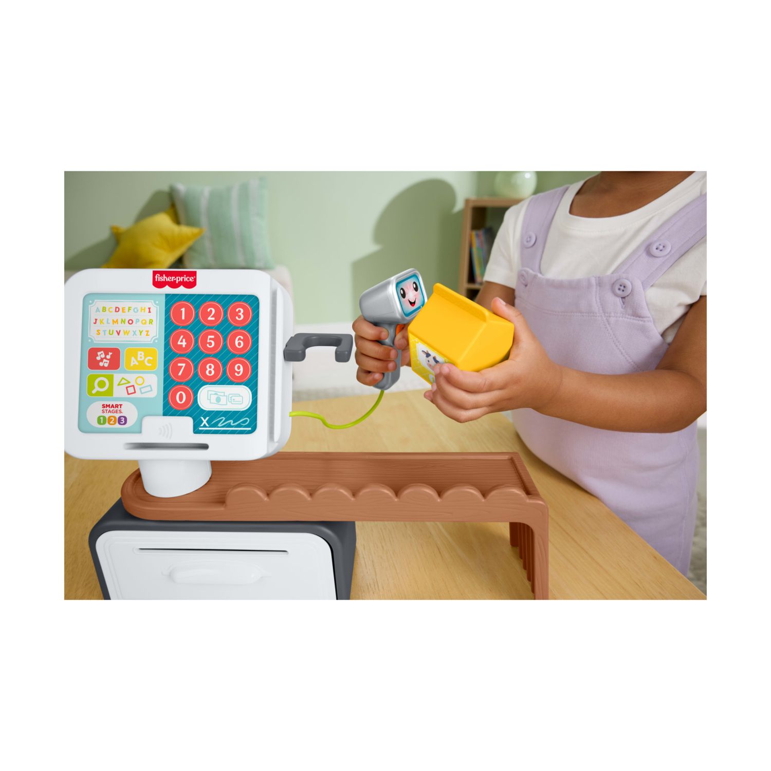 Fisher-price - registratore di cassa, set per l'apprendimento con oltre 150 canzoni, suoni e frasi, 20 accessori inclusi - FISHER PRICE