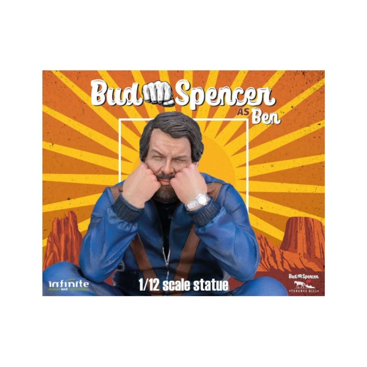 Bud spencer - ben 1/12 – statua da collezione infinite statue - 