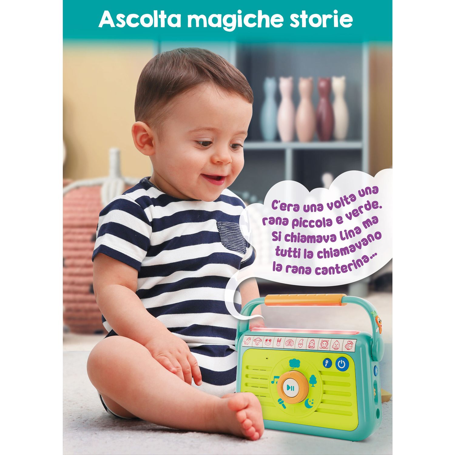 Radiolina prima infanzia - carotina baby - LISCIANI