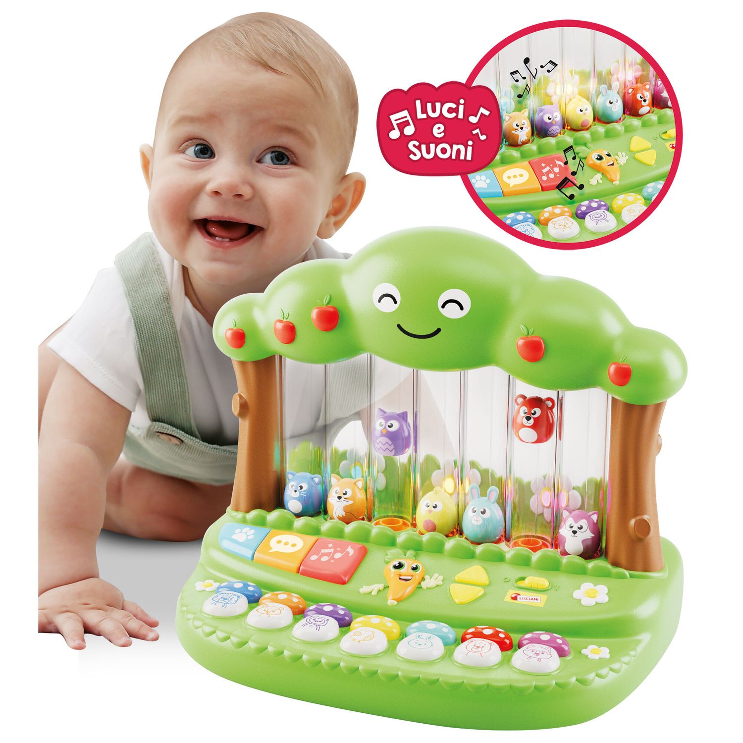 Gioco boschetto salterino interattivo - carotina baby - LISCIANI