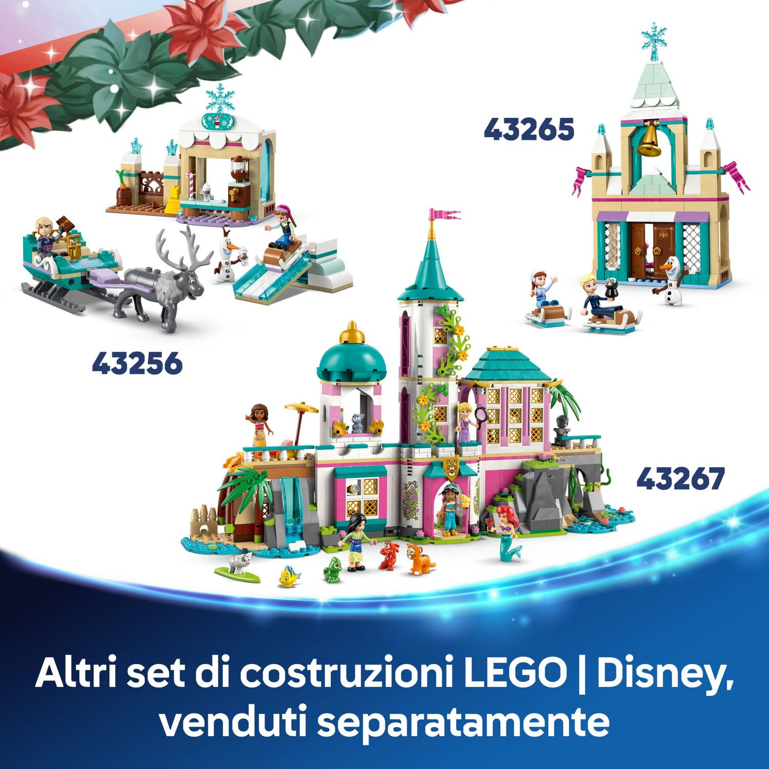 Lego disney frozen - 43273 - calendario avvento frozen 2025 per bambini 5+ - DISNEY PRINCESS, LEGO DISNEY PRINCESS, LEGO® Disney Frozen, Frozen