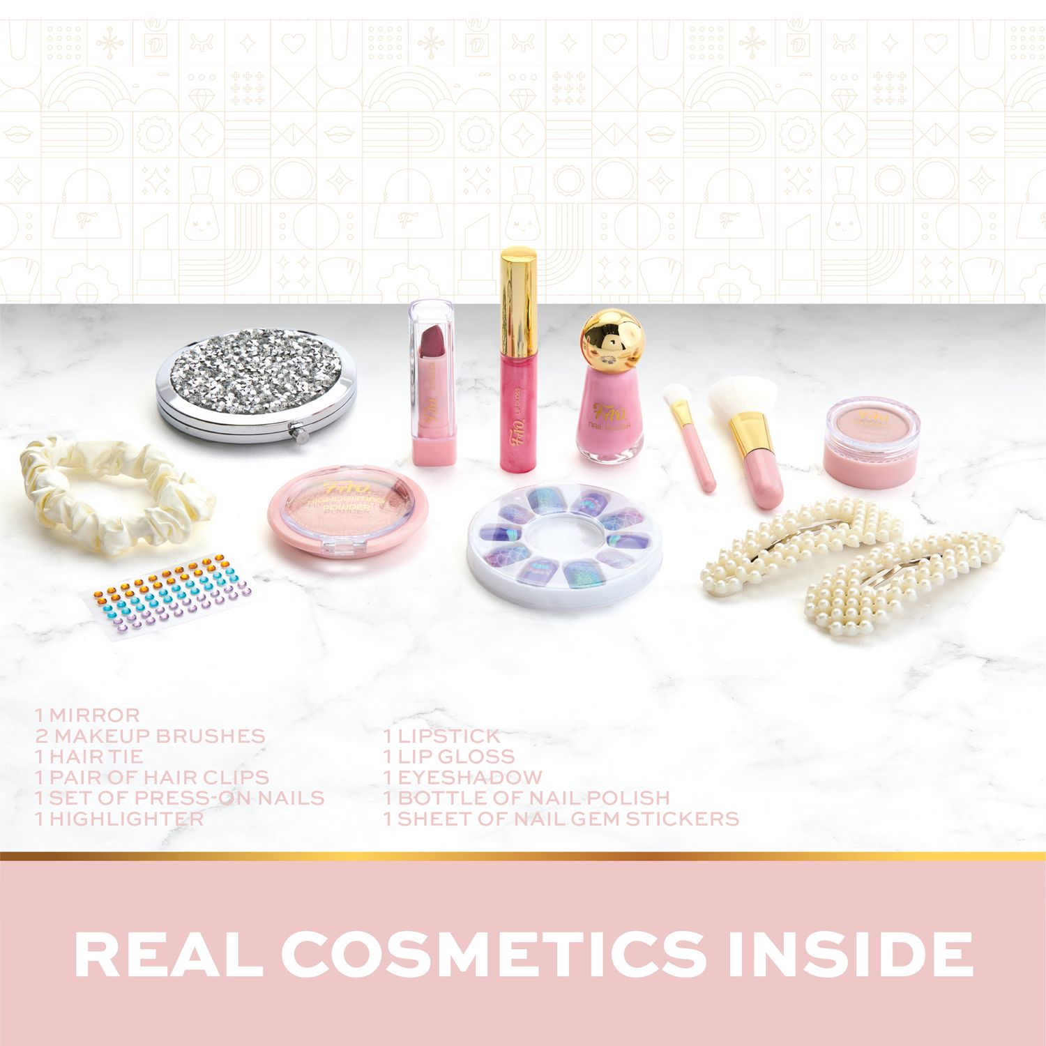 Fao schwarz® makeup surprise, set di 12 veri trucchi - FAO Schwarz