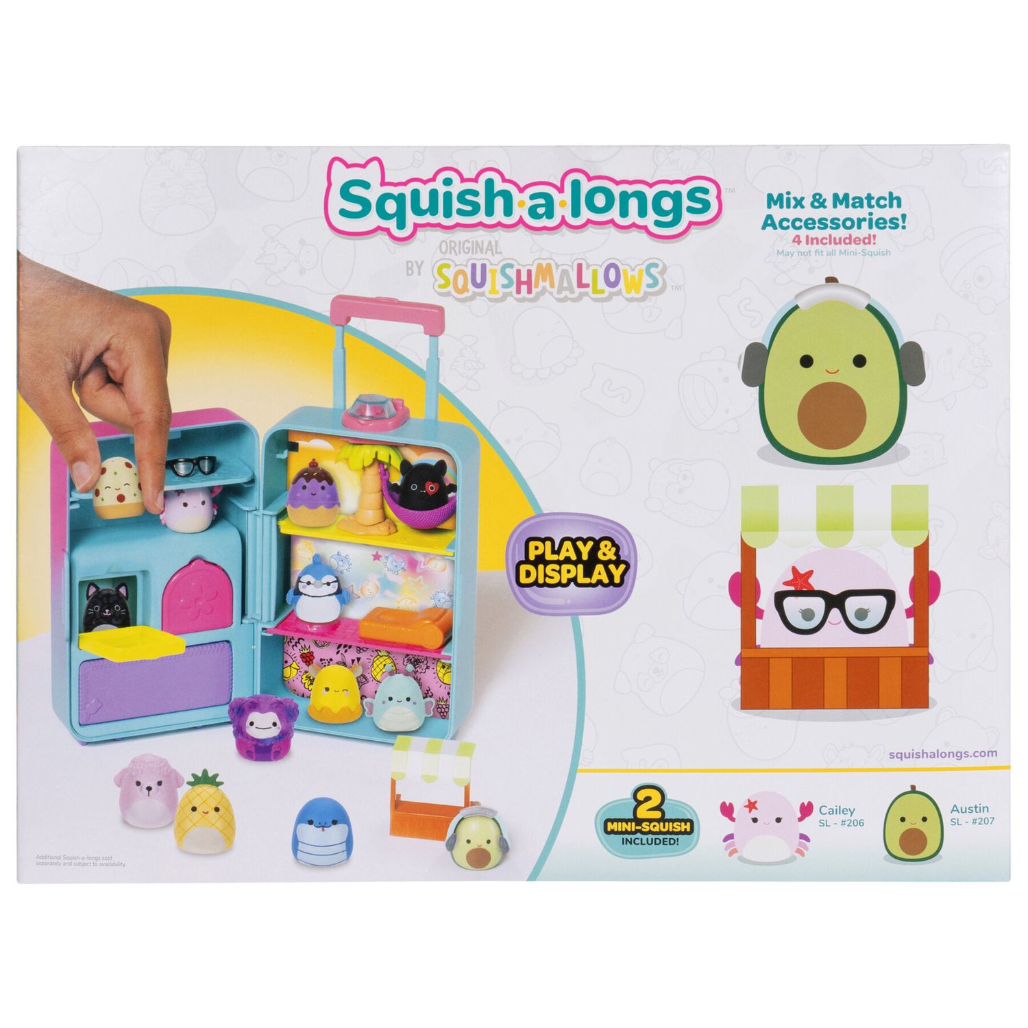 Squish a longs playset trolley con accessori e personaggi - SQUISH A LONGS