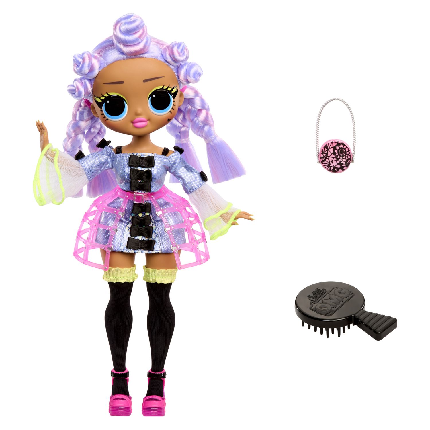 L.o.l. surprise! omg™ doll – bambola fashion da 28cm – capelli radicati, outfit fashion, stile unico e accessori alla moda - LOL