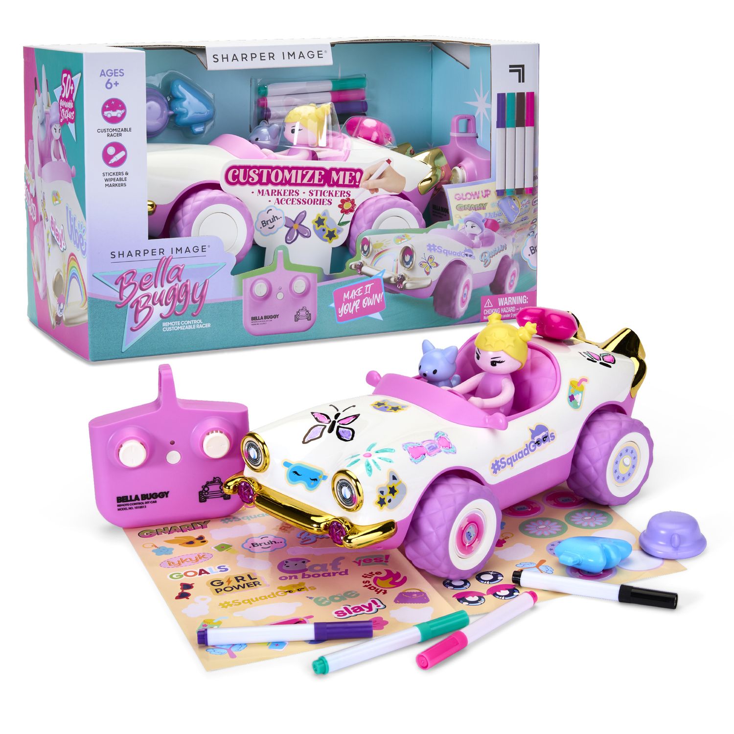 Bella buggy rc personalizzabile con accessori e stickers - sharper image - Sharper Image