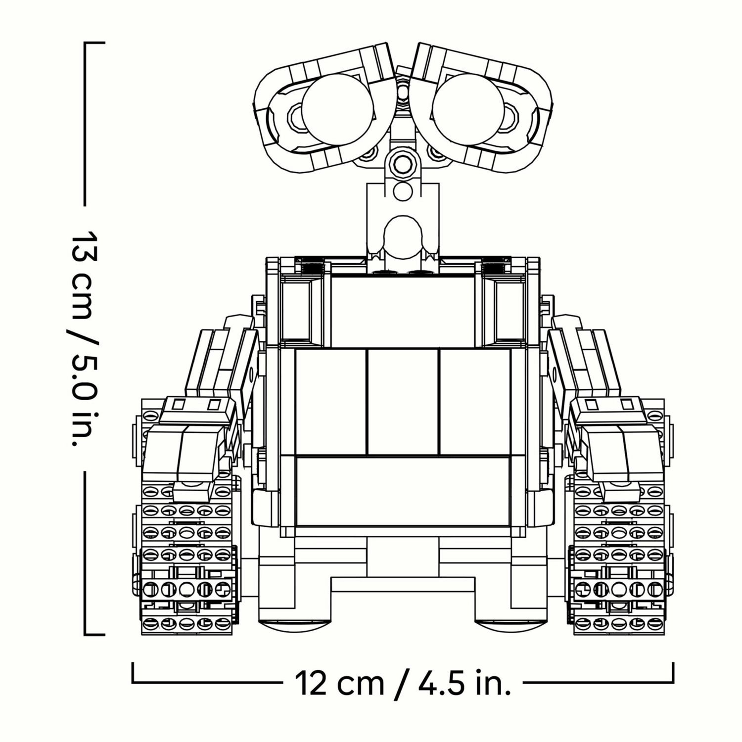 Lego - 43279 - wall-e e eve, set modellismo per adulti - LEGO Art, Disney