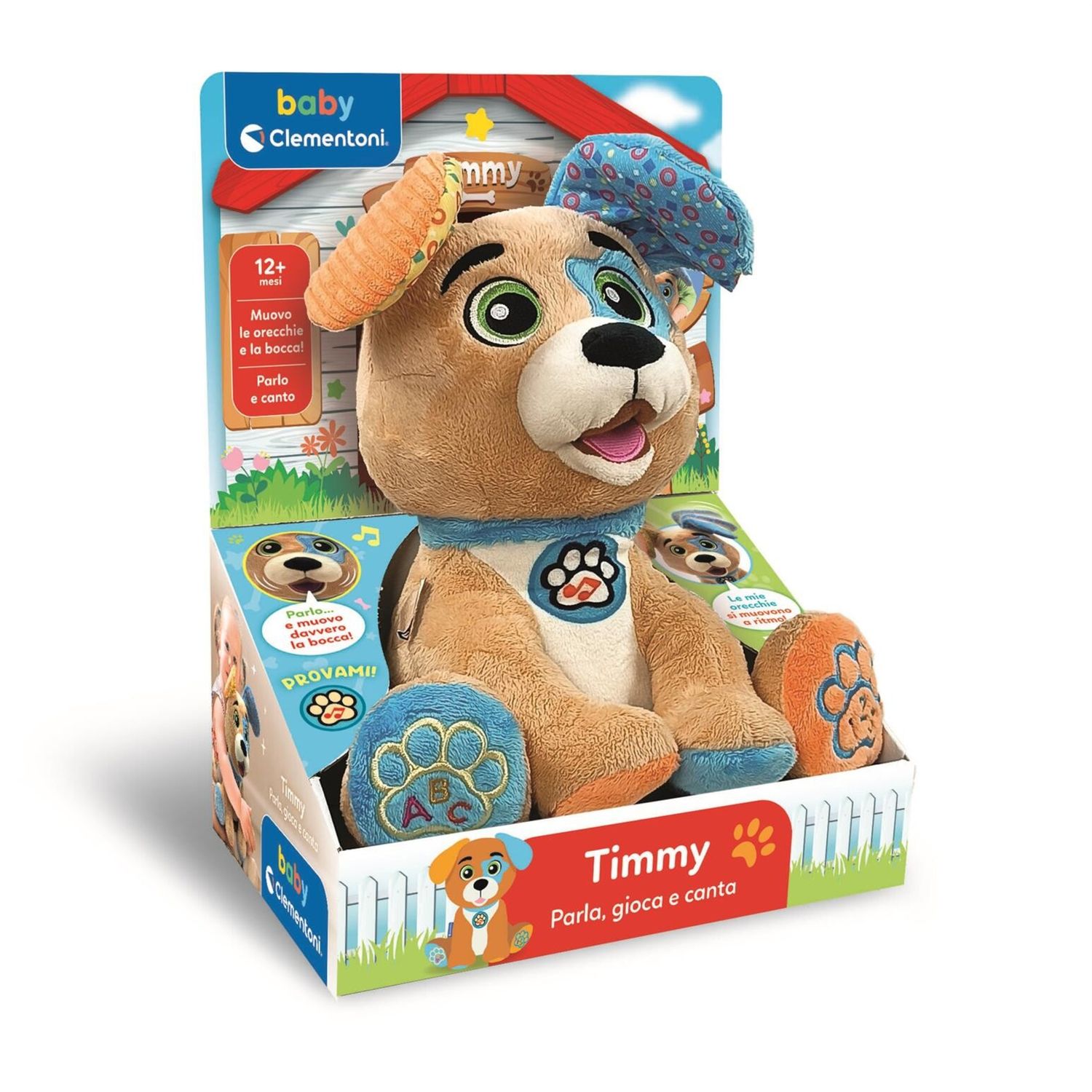 Peluche interattivo timmy 17583 - clementoni - BABY CLEMENTONI