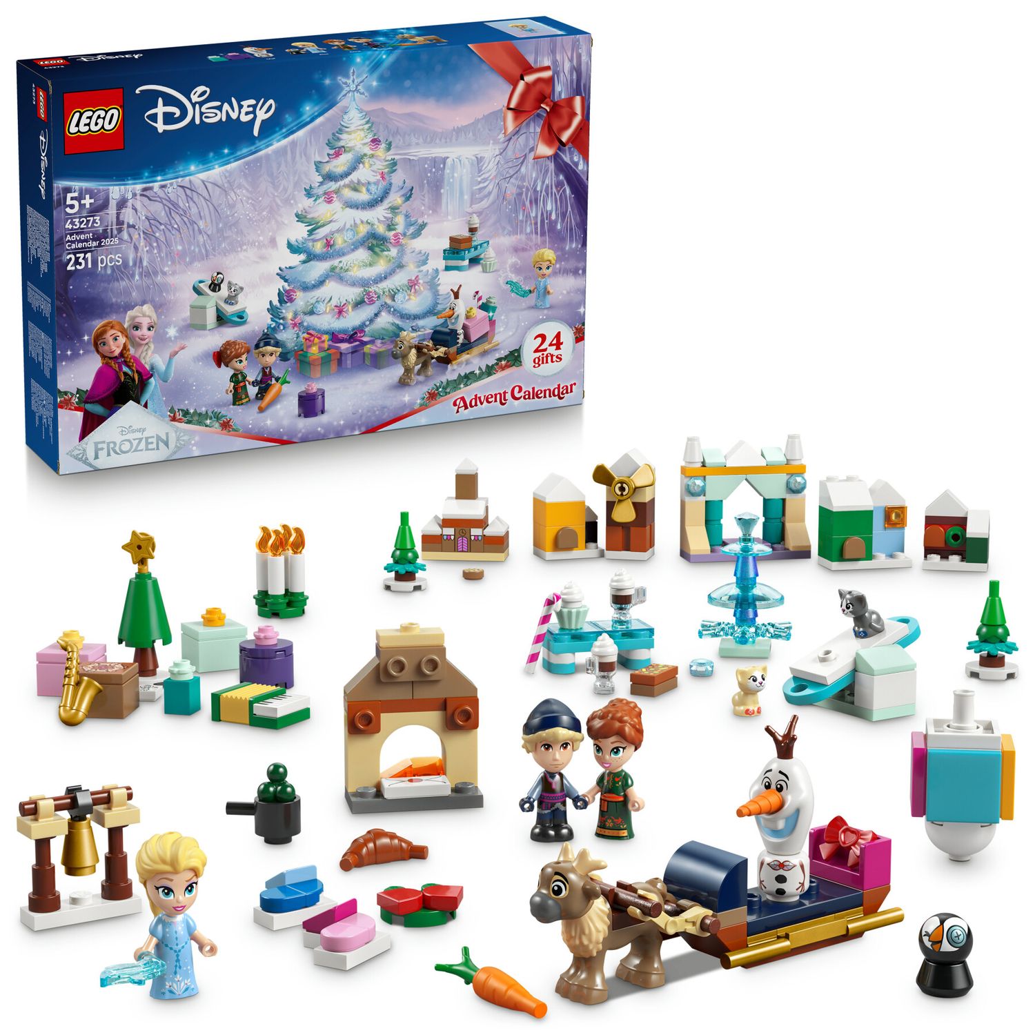 Lego disney frozen - 43273 - calendario avvento frozen 2025 per bambini 5+ - DISNEY PRINCESS, LEGO DISNEY PRINCESS, LEGO® Disney Frozen, Frozen