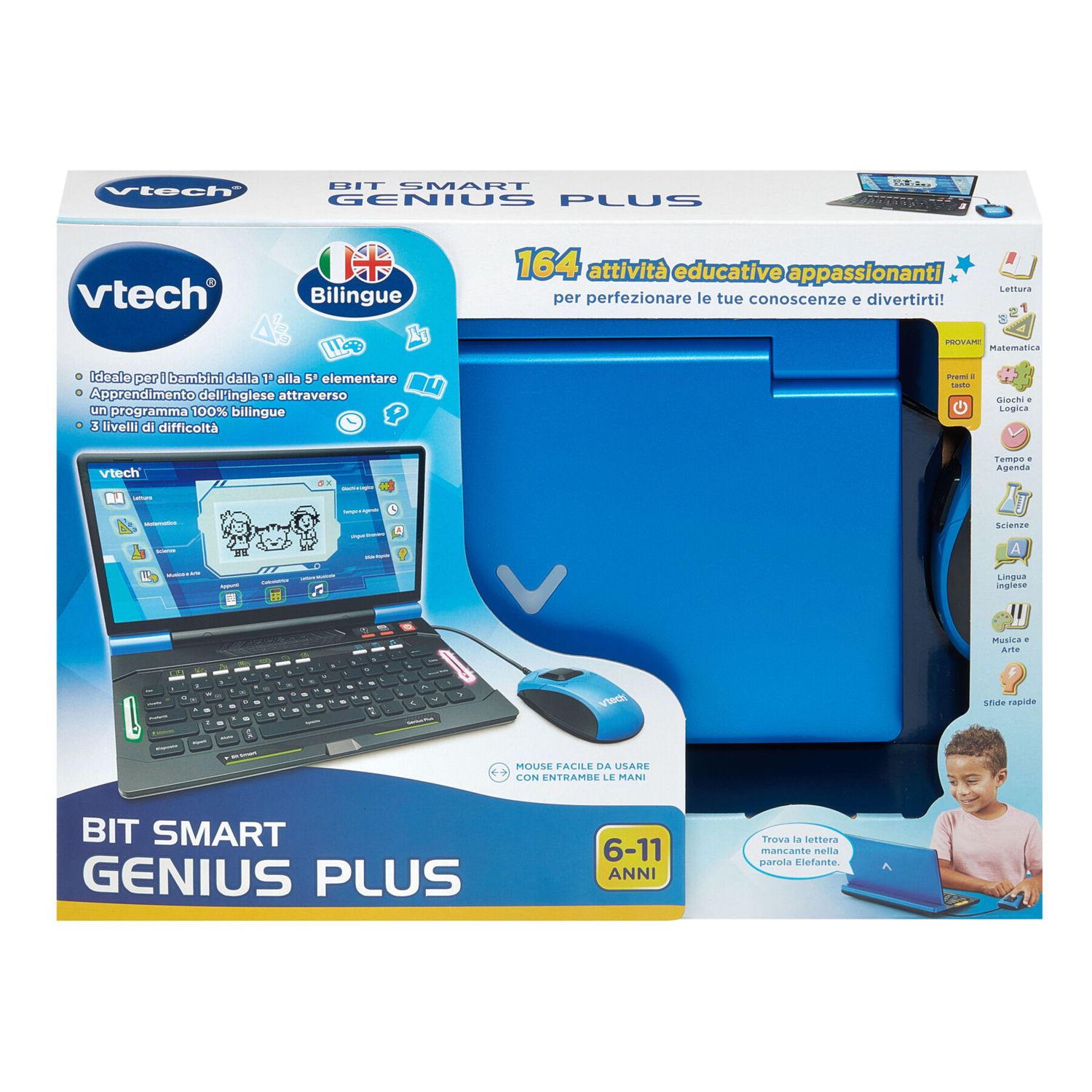 Bit smart genius plus, computer didattico dal design 'gaming' per apprendere, esplorare e divertirsi! - VTECH