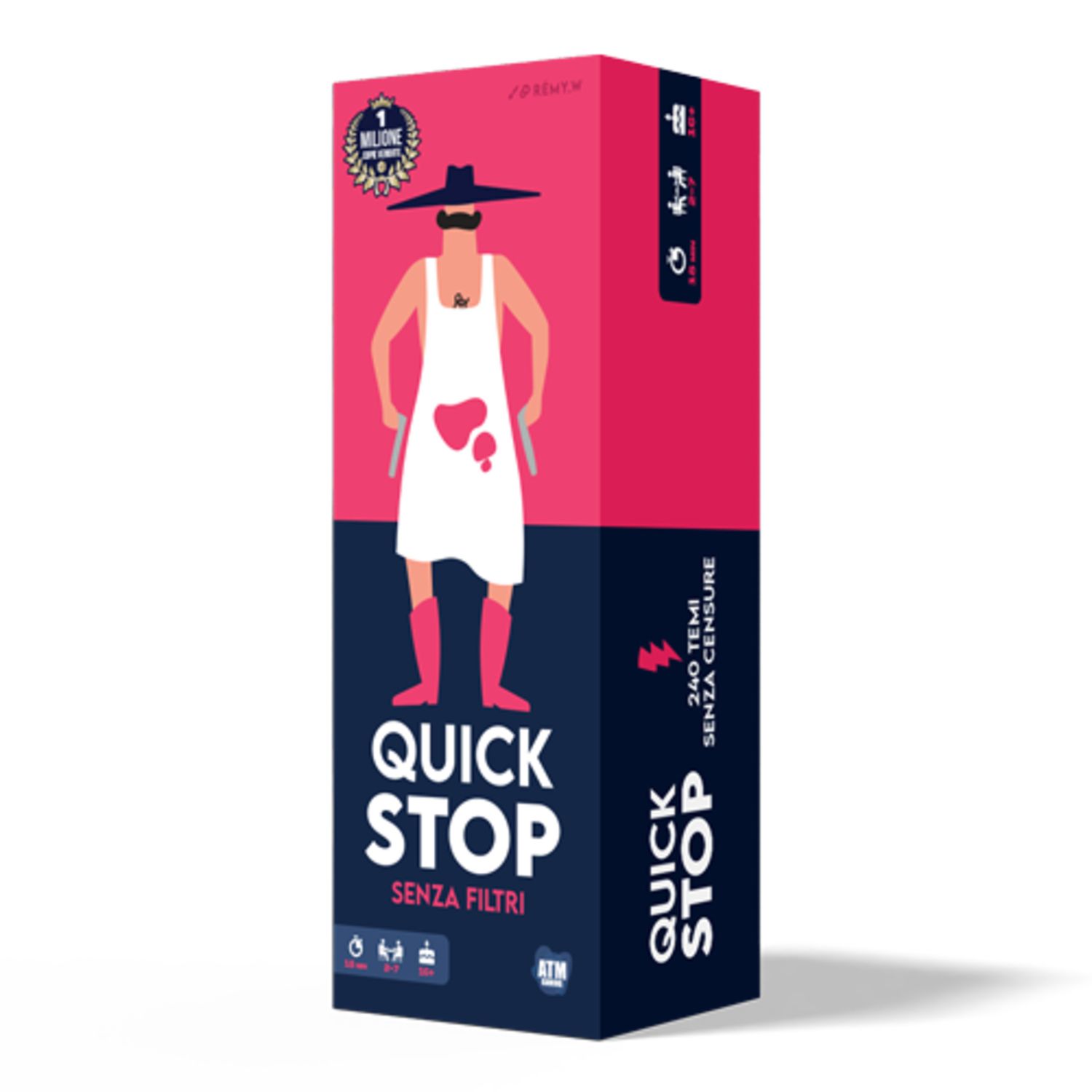 Quickstop senza filtri asmodee – gioco di carte dinamico per 2-7 giocatori, 16+ anni - ASMODEE