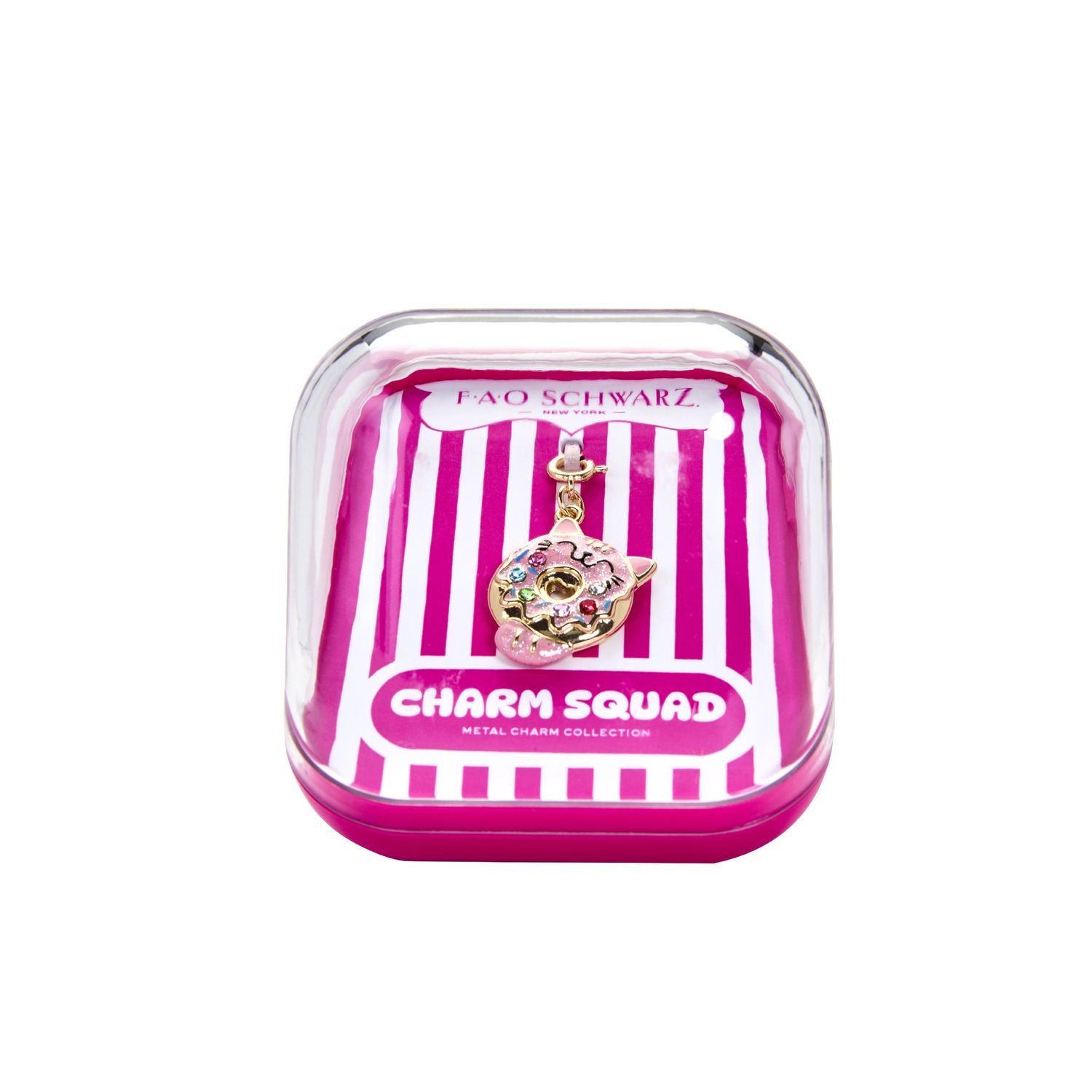 Ciondolo a forma di ciambella con gattino charm squad di fao schwarz® - FAO Schwarz