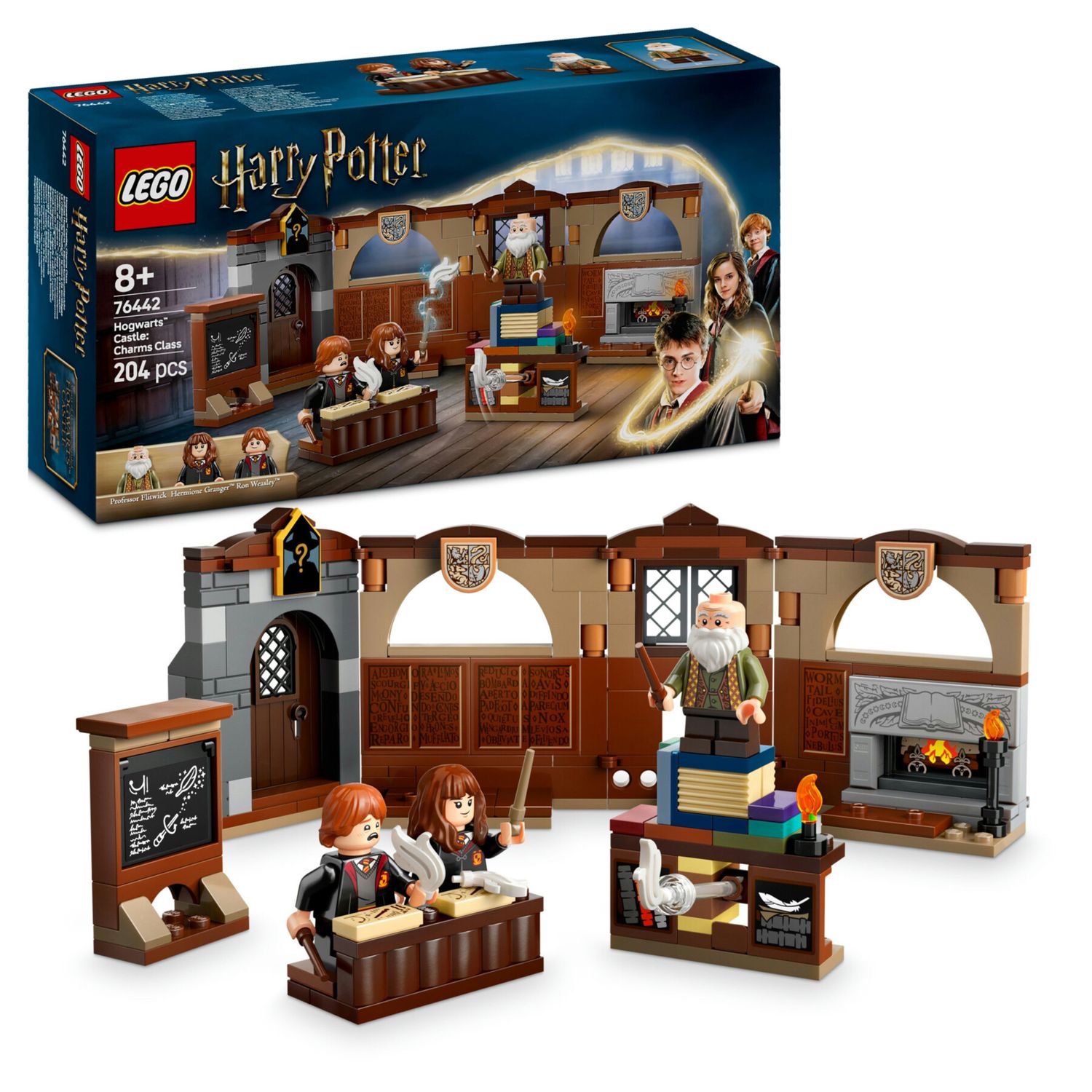 Lego harry potter - 76442 - lezione incantesimi hogwarts - set con 3 minifigure 8+ - Harry Potter, LEGO® Harry Potter™, Lego