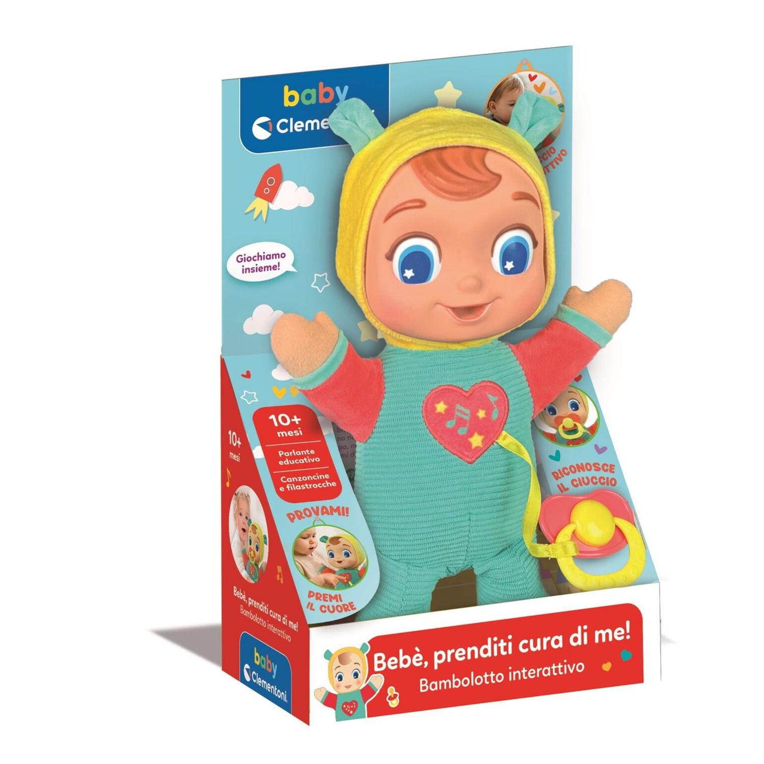 Bambolotto interattivo bebè 17596 - clementoni - BABY CLEMENTONI