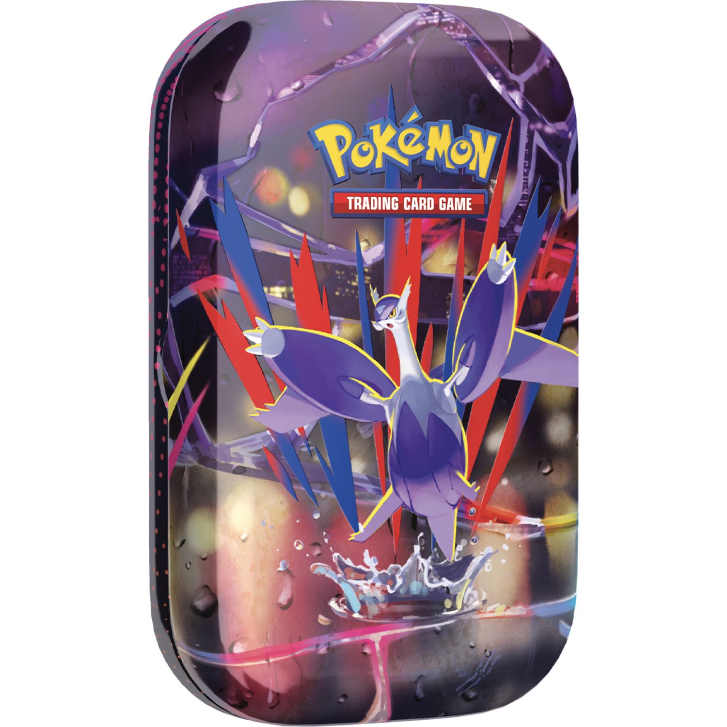 Pokémon - mini tin megaeroi - latta assortita da collezione con carte - POKEMON