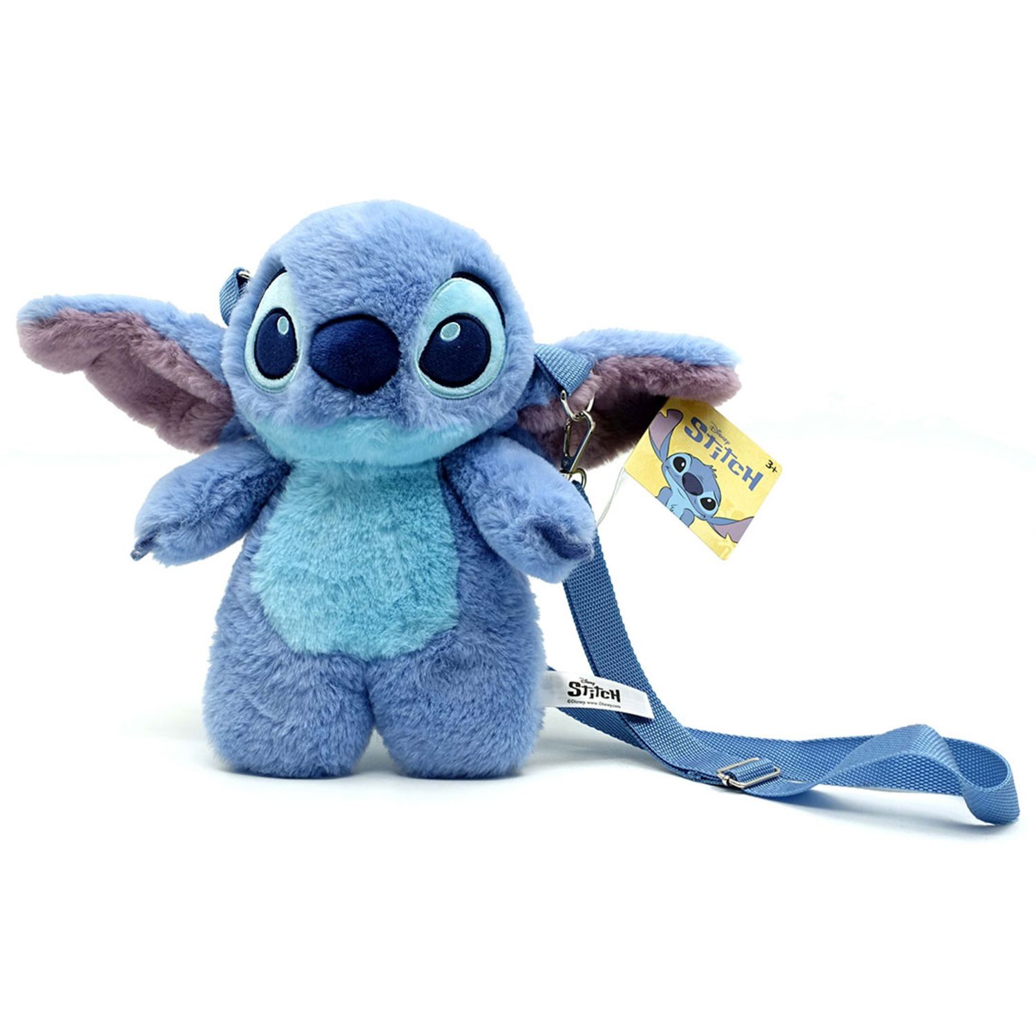 Borsetta peluche disney stitch 30x32 cm - morbida e capiente - Disney Stitch