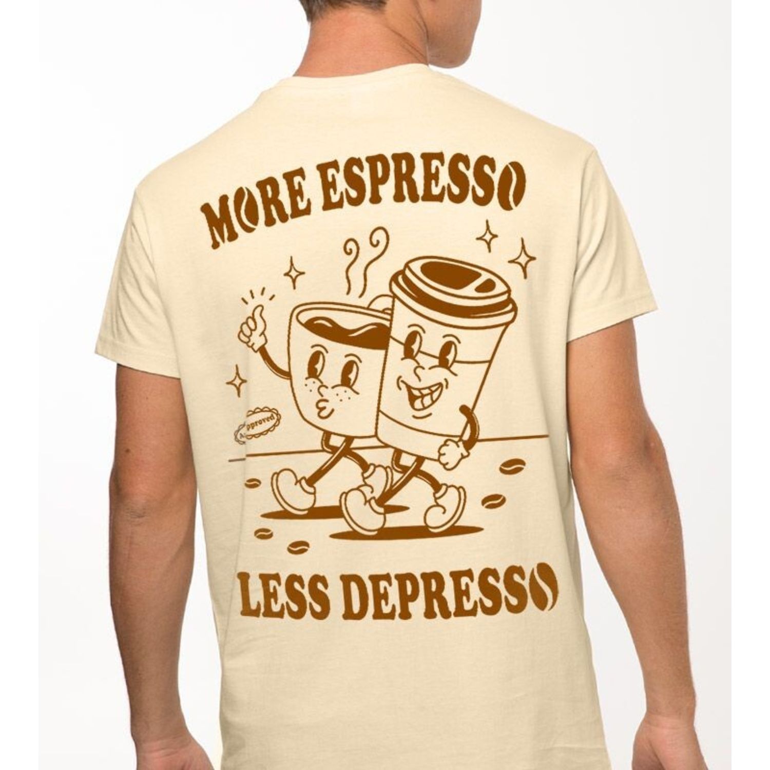 T-shirt more espresso less depresso - Pampling