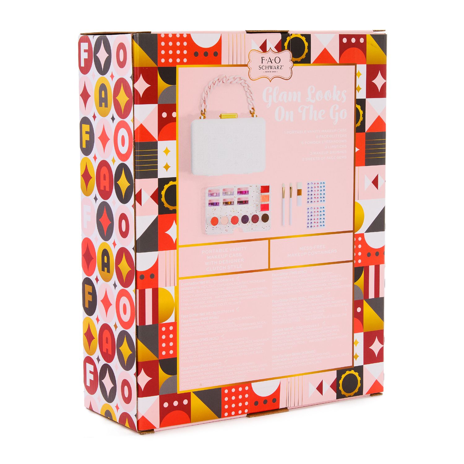 Valigetta per il trucco portatile fao schwarz® glitz & glam - FAO Schwarz