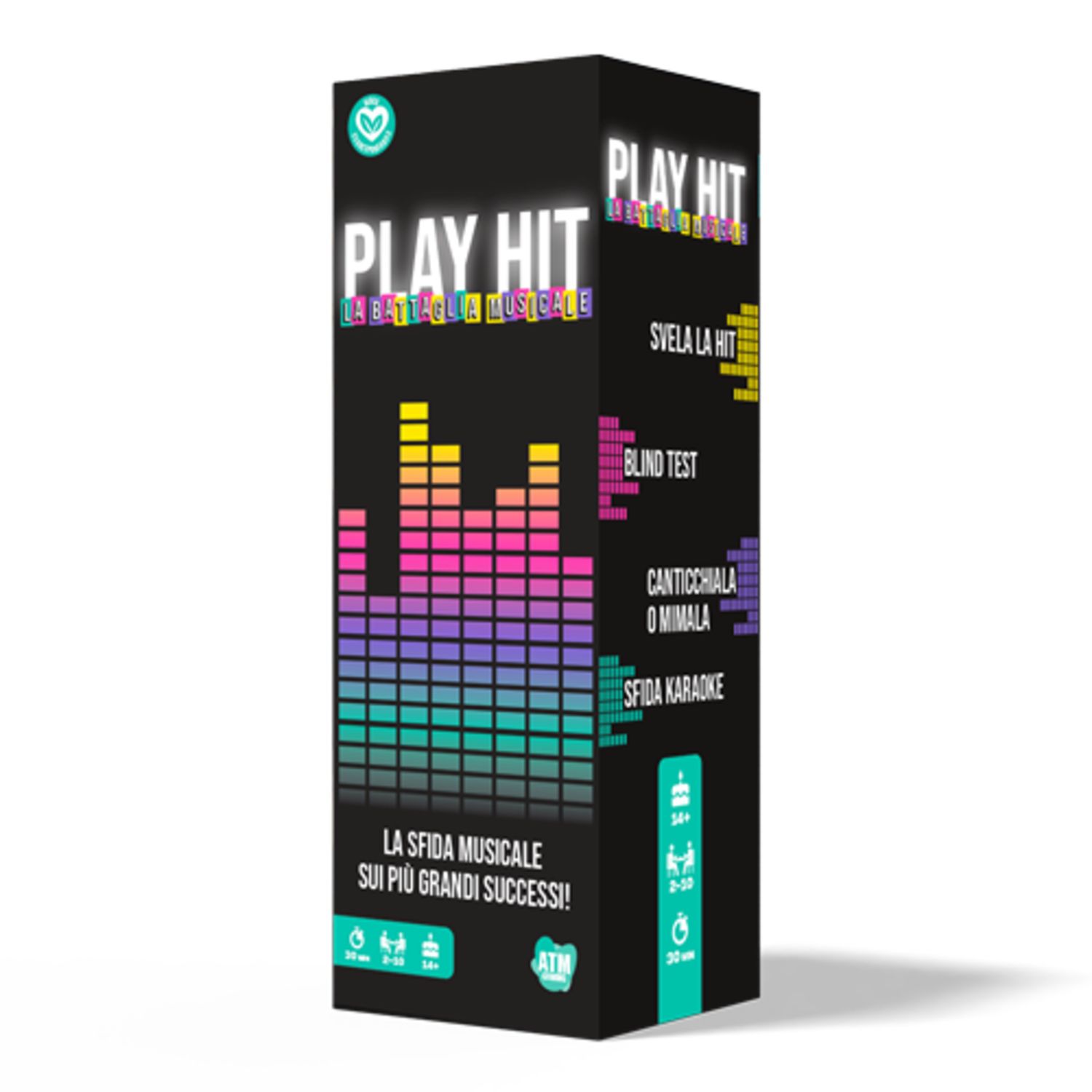 Play hit – gioco da tavolo musicale per feste, karaoke e quiz - 2-10 giocatori - 14+ anni - ASMODEE