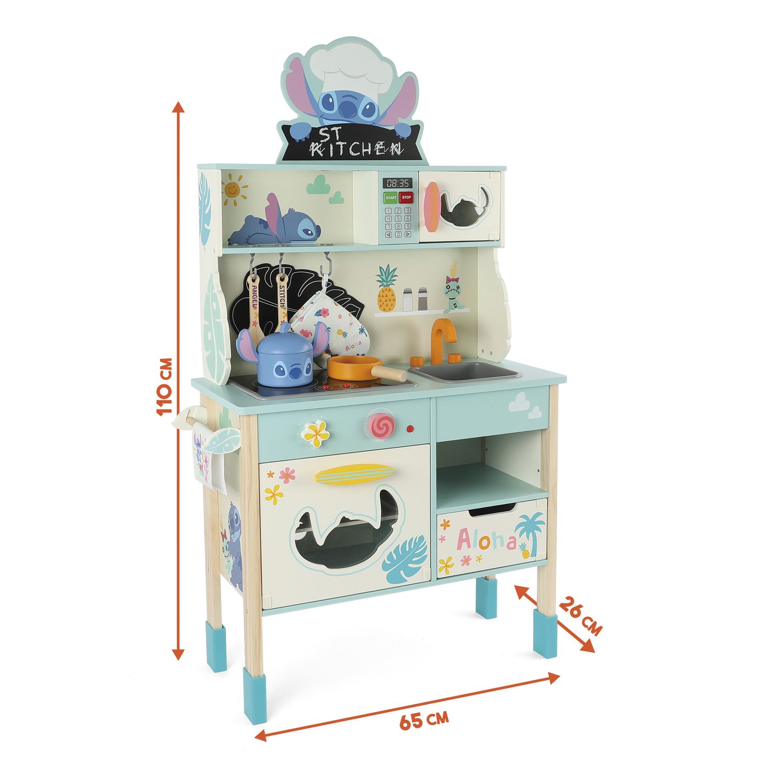 Cucina in legno disney stitch aloha - WOOD 'N' PLAY, Disney Stitch