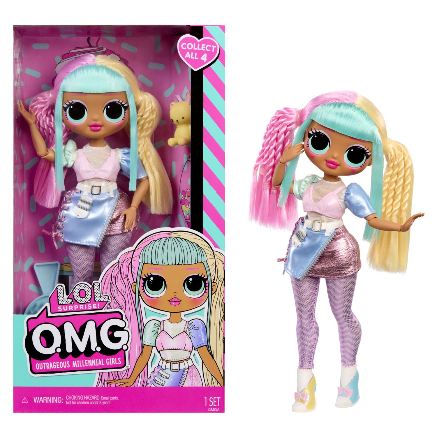 L.o.l. surprise! omg™ doll – bambola fashion da 28cm – capelli radicati, outfit fashion, stile unico e accessori alla moda - LOL