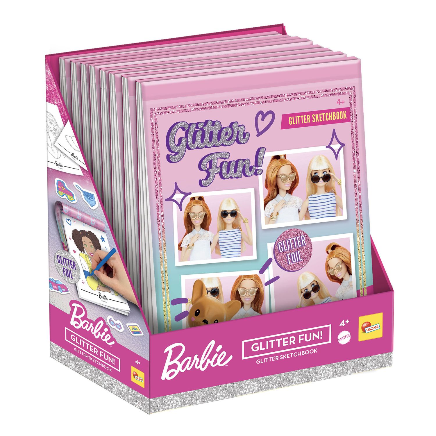Sketchbook glitter creativi - barbie - Barbie