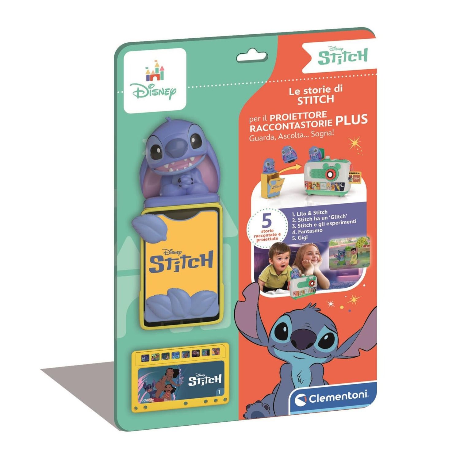 Cartucce proiettore stitch stories 17584 - clementoni - Disney Stitch