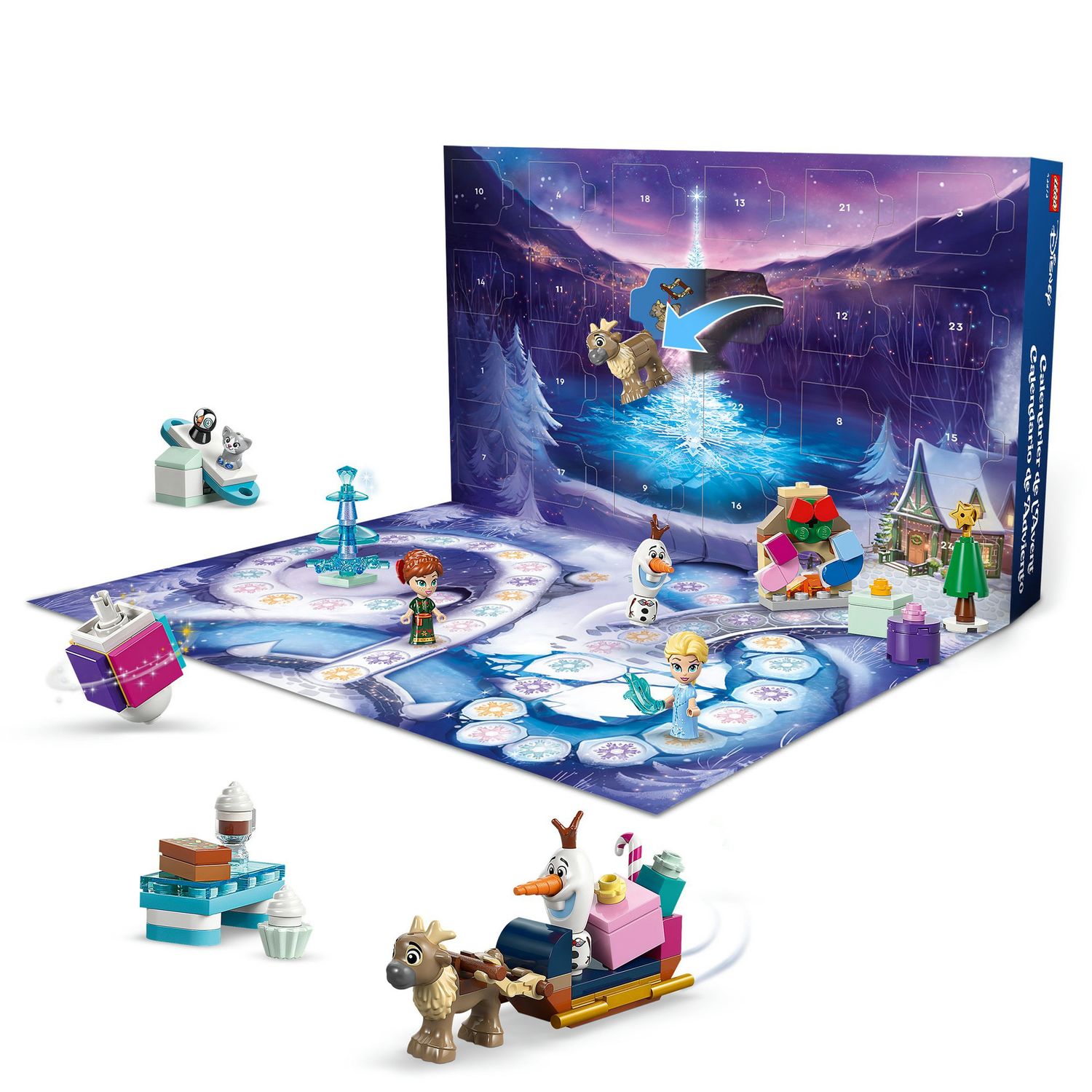 Lego disney frozen - 43273 - calendario avvento frozen 2025 per bambini 5+ - DISNEY PRINCESS, LEGO DISNEY PRINCESS, LEGO® Disney Frozen, Frozen