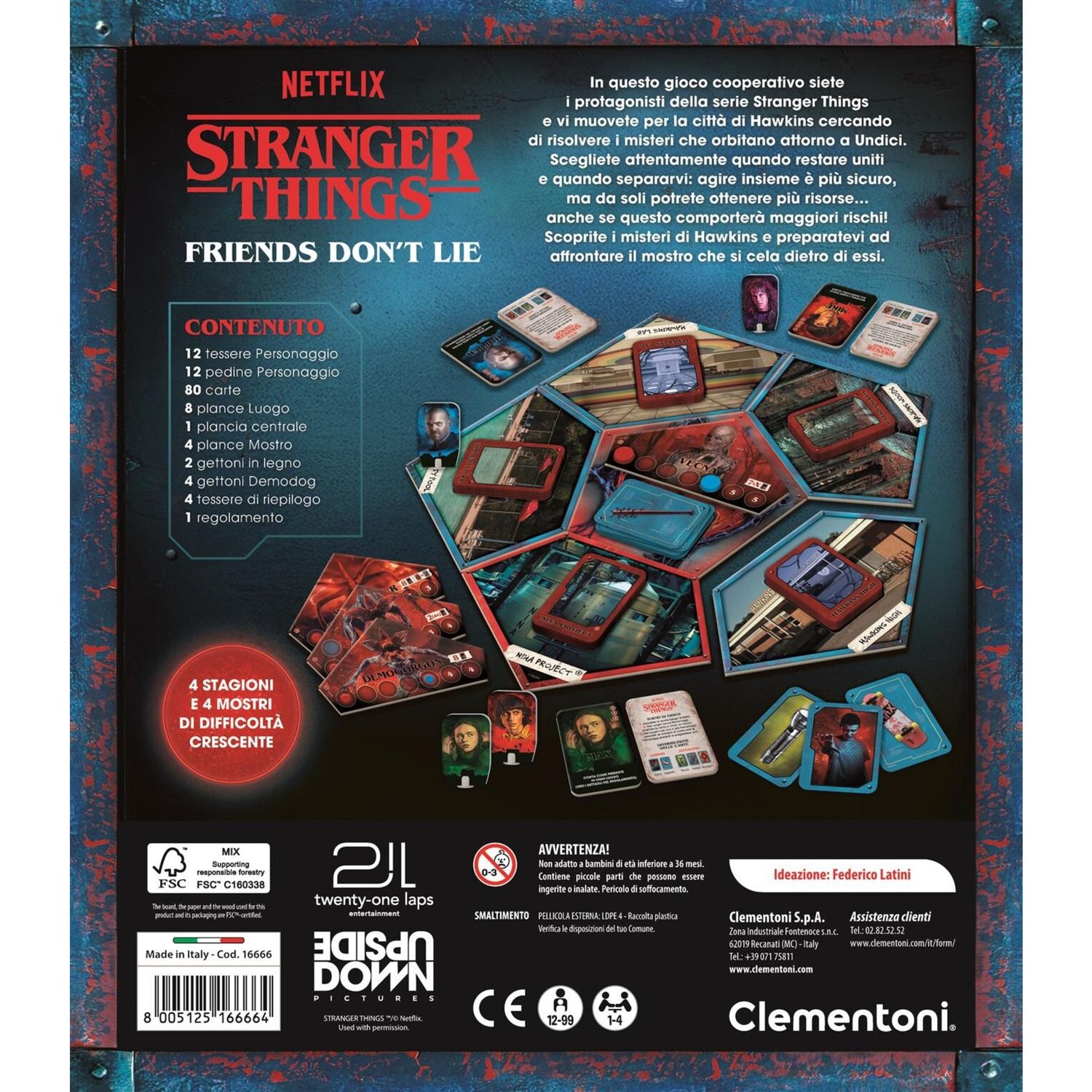 Clementoni - stranger things - friends don't lie - 16666 - CLEMENTONI, Stranger Things