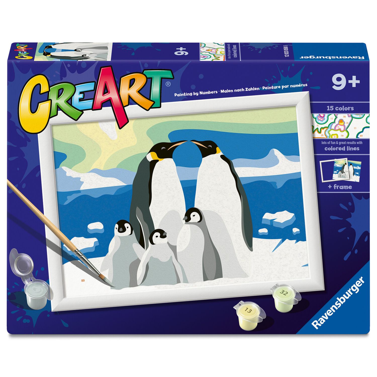 Ravensburger - creart la famiglia di pinguini 9+ - RAVENSBURGER