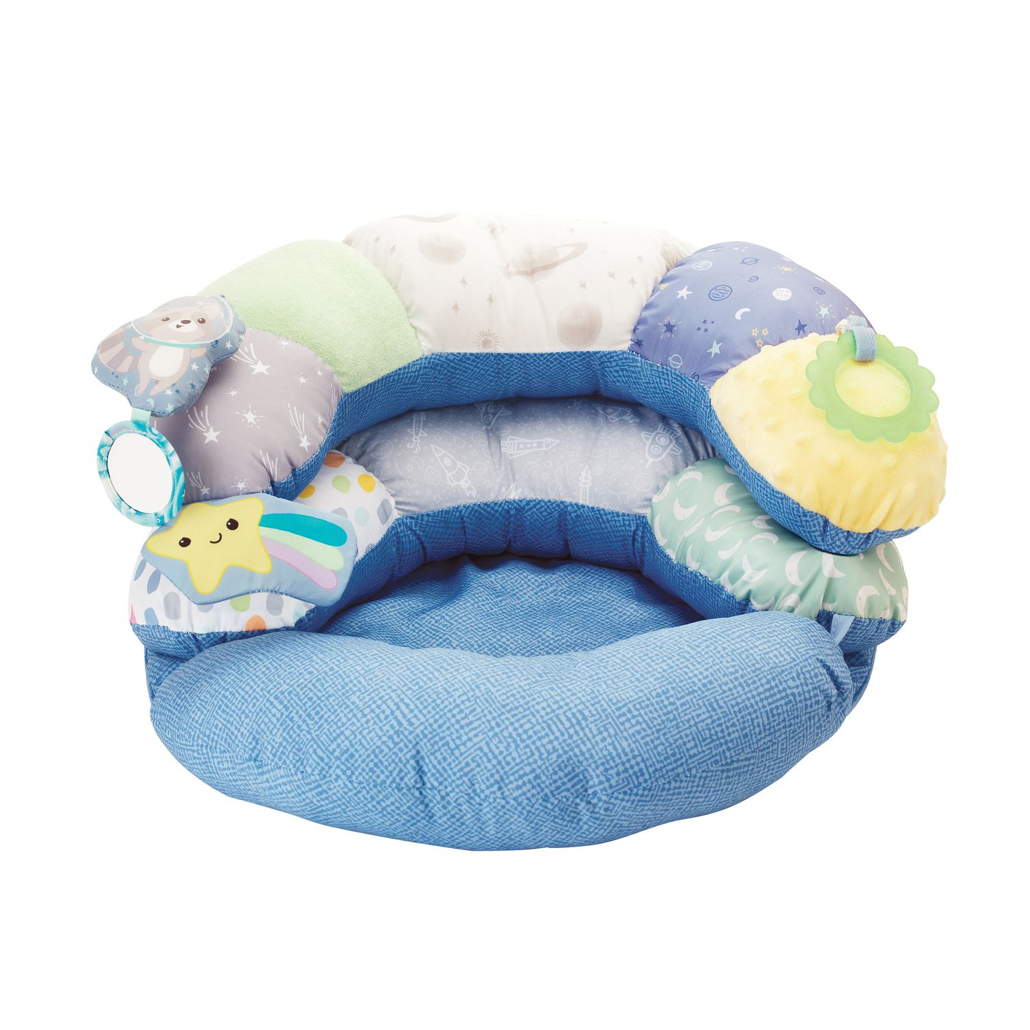 Supporto neonato 2-in-1 tummy time & seated support - comfort e gioco - INFANTINO