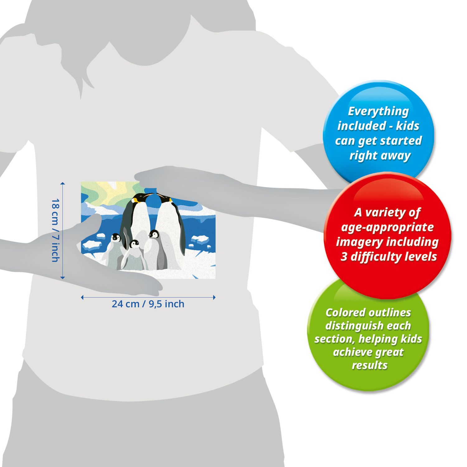 Ravensburger - creart la famiglia di pinguini 9+ - RAVENSBURGER