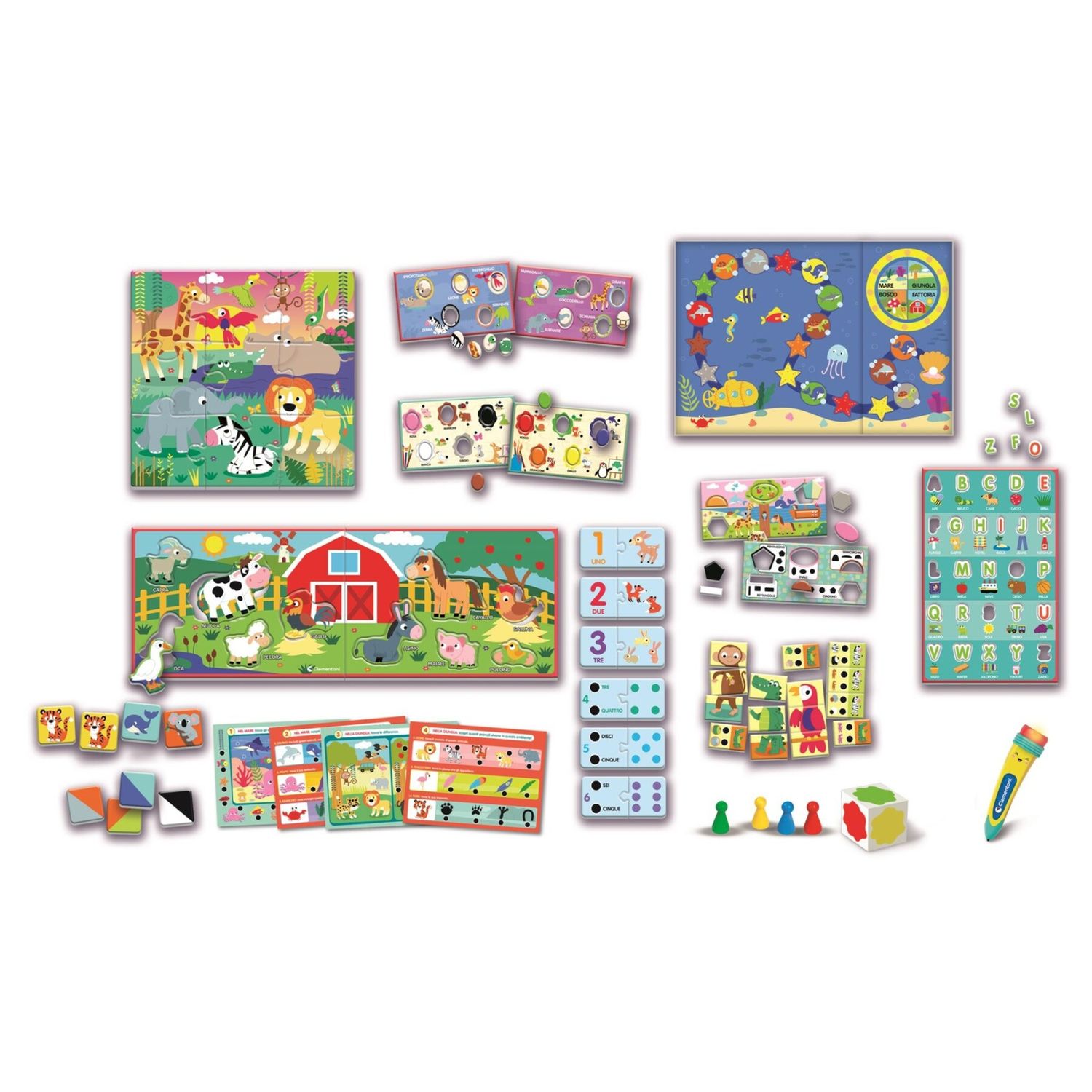 Clementoni - penna parlante - 60 giochi - 16494 - CLEMENTONI, SAPIENTINO