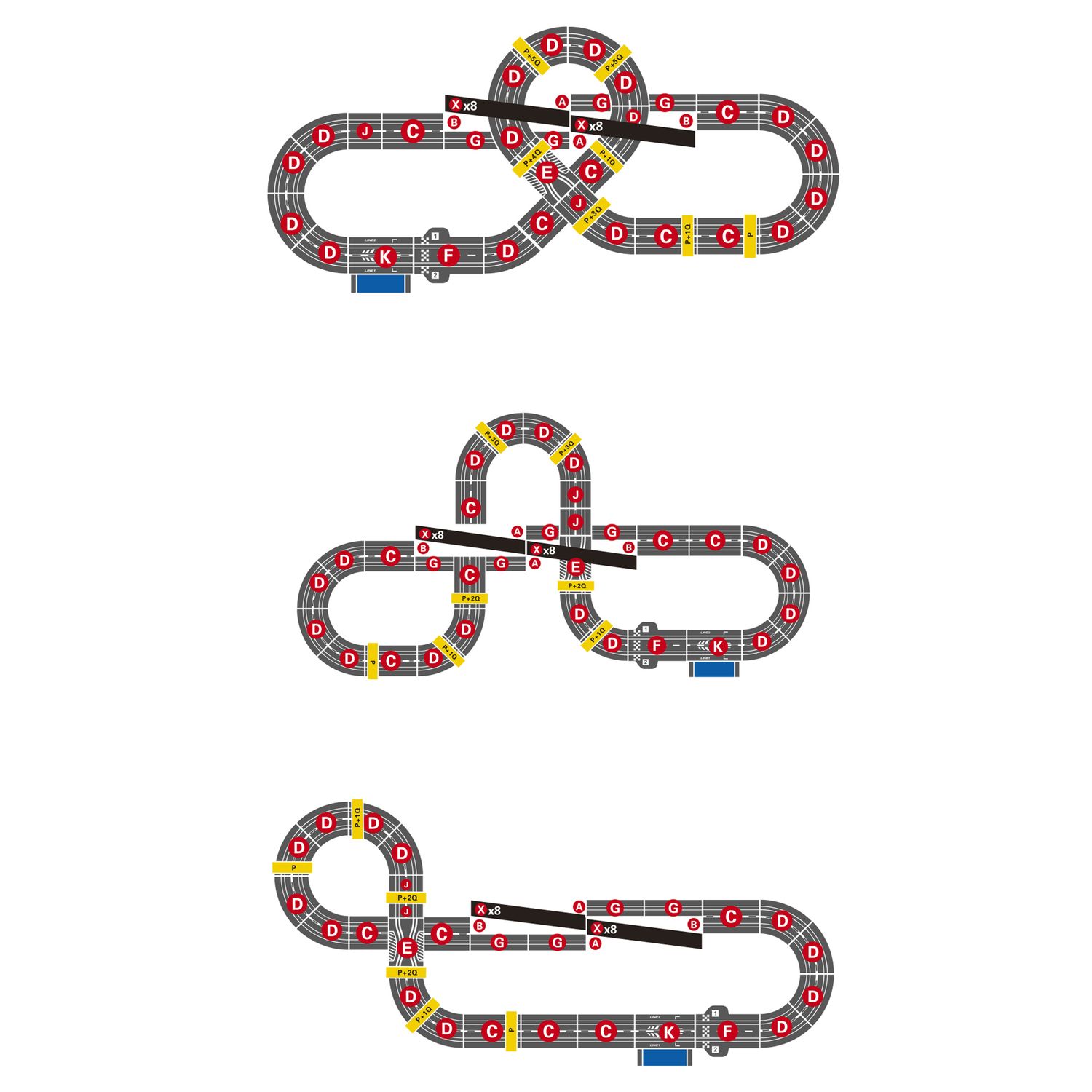 Adrenaline flash highway - pista automobili rc 1:43 con luci - MOTOR & CO R/C