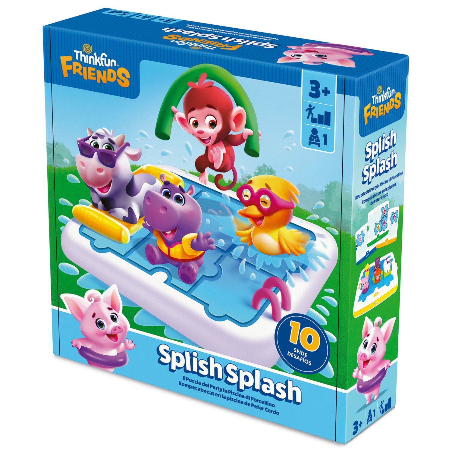 Thinkfun 76657 - friends splish splash gioco da tavolo per bambini 3+ - RAVENSBURGER