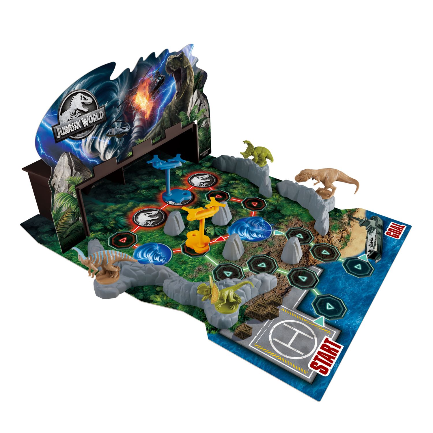 Epoch games - jurassic world heat wave tornado - giochi da tavola - Jurassic World