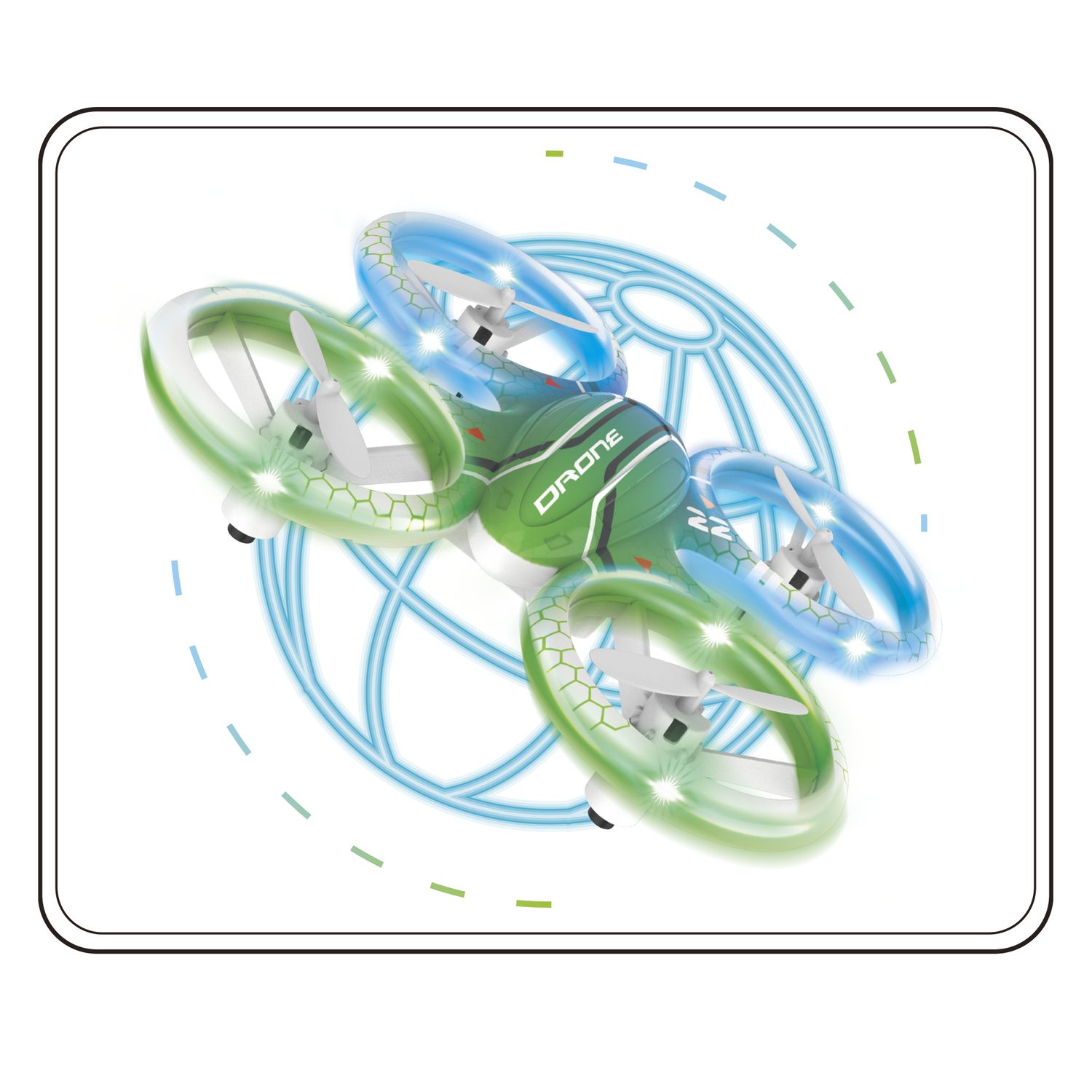 Glow drone compatto - drone led con funzioni smart - MOTOR & CO R/C