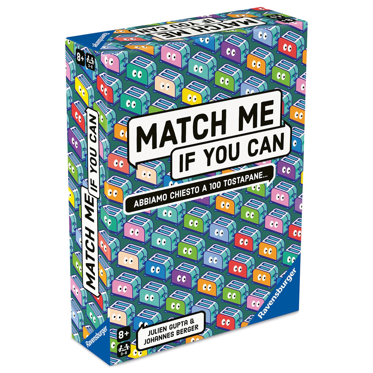 Ravensburger, match me if you can, it, party game per 3 - 8 giocatori,  8+ - RAVENSBURGER