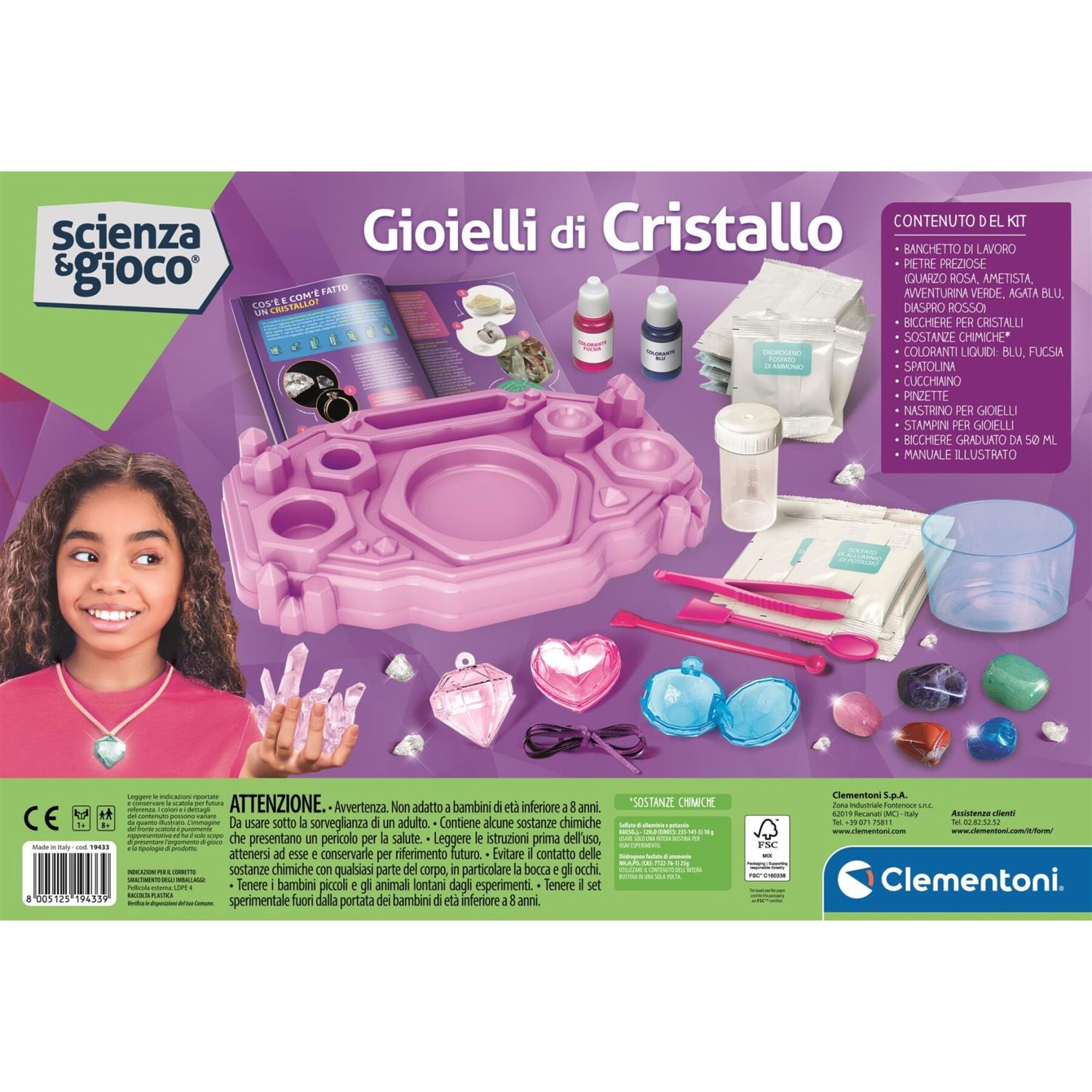 Clementoni - gioielli di cristallo - 19433 - CLEMENTONI