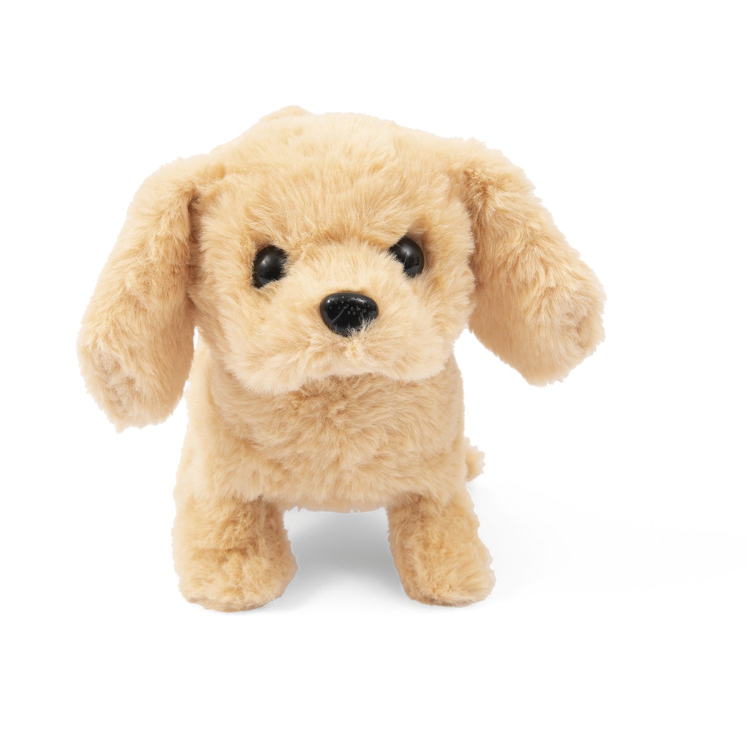 Cagnolino labrador  peluche interattivo a batteria con osso e suoni - AMI PLUSH